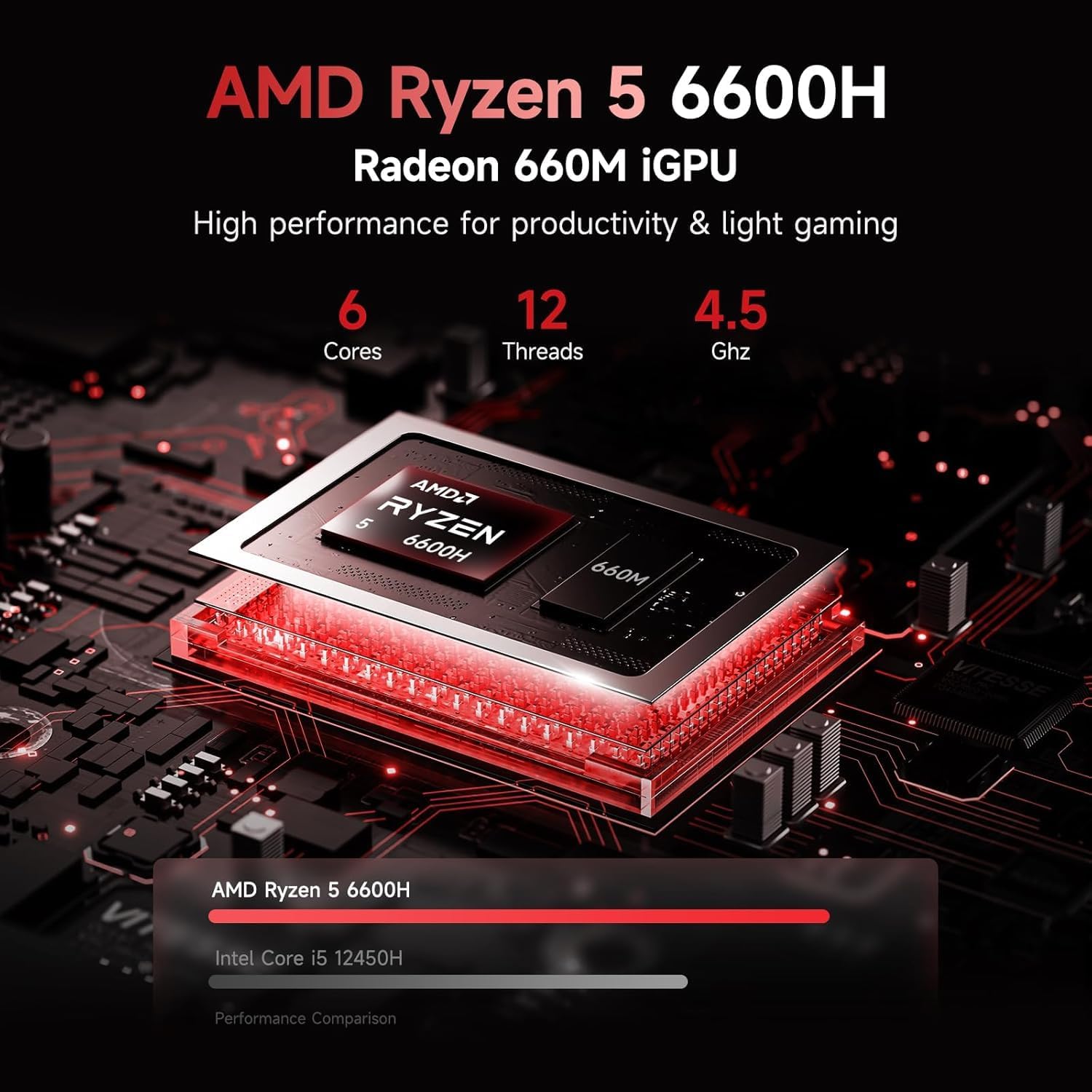 LAPTOP GAMING NIMO 17.3' RYZEN 5 6600H 16GB DDR5 1TB SSD AZUL - 2