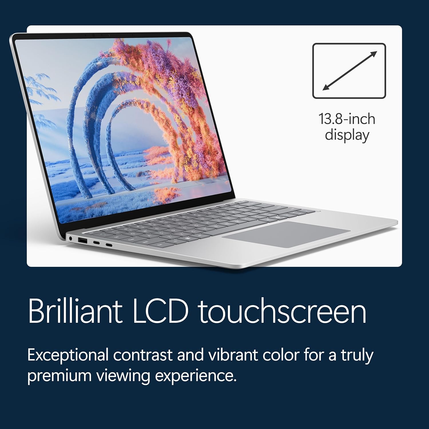 LAPTOP MICROSOFT SURFACE (2026) 13.8 PULGADAS PLATINUM 16GB RAM 1TB SSD SNAPDRAGON X2 ELITE - 2