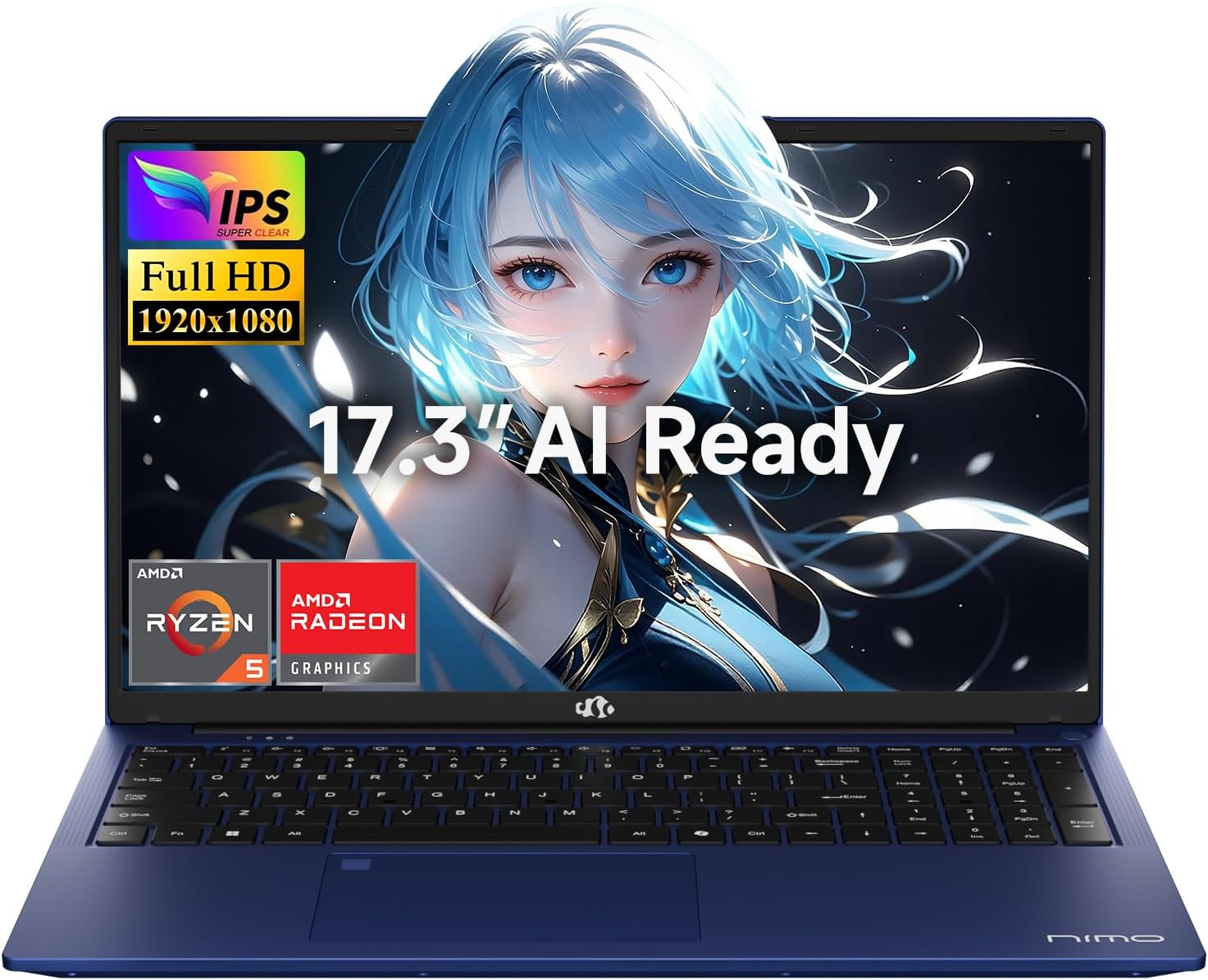 LAPTOP GAMING NIMO 17.3' RYZEN 5 6600H 16GB DDR5 1TB SSD - 1