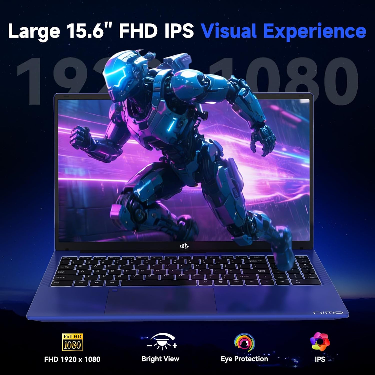 LAPTOP GAMER NIMO 15.6' RYZEN 7 7735HS 32GB RAM 1TB SSD - 4