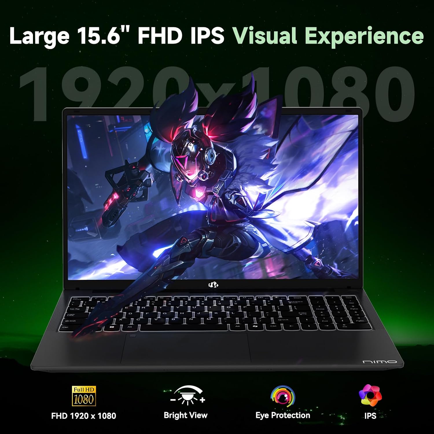 LAPTOP NIMO 15.6' RYZEN 7 7735HS 32GB RAM 1TB SSD NEGRA - 4