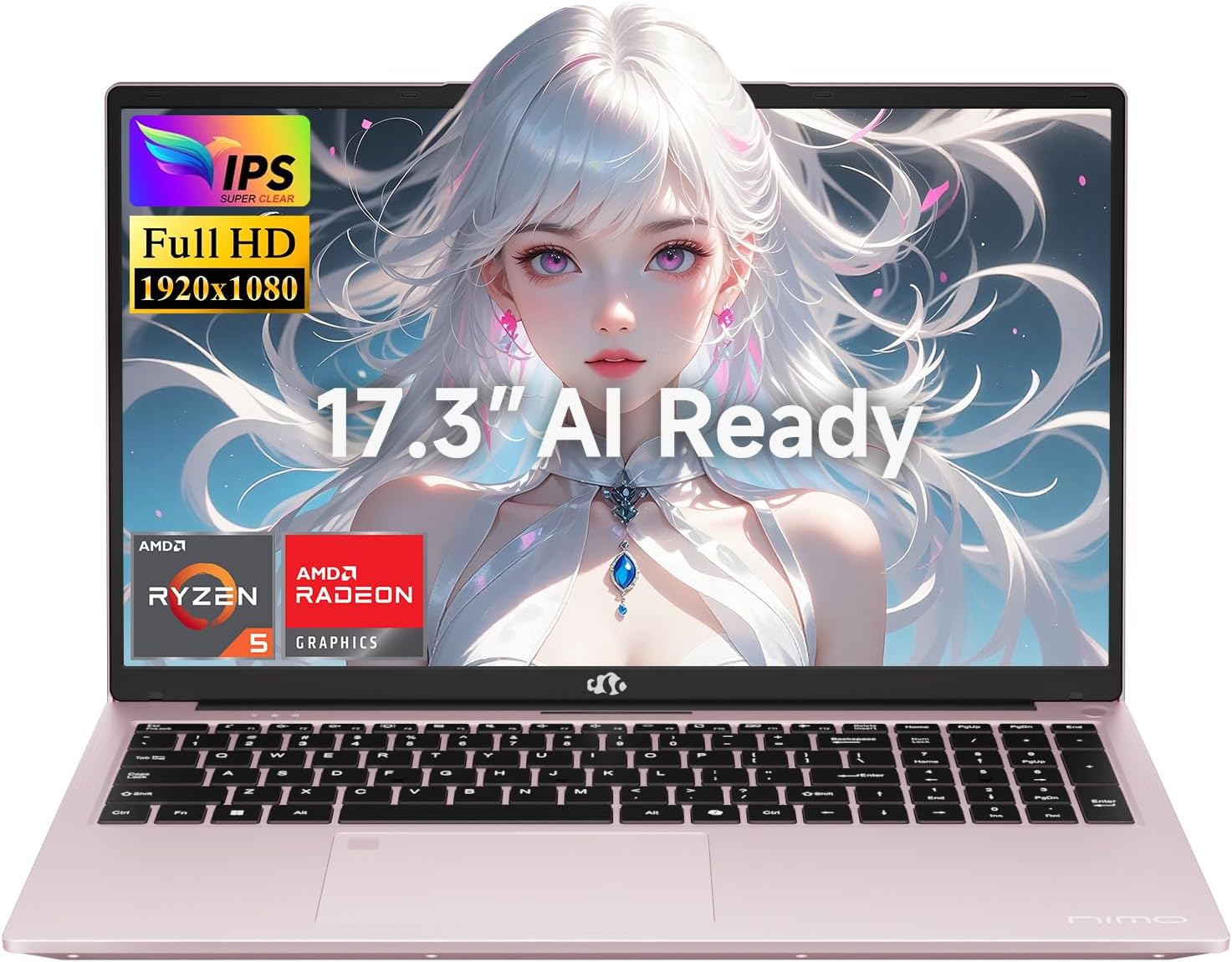 LAPTOP GAMING NIMO 17.3' RYZEN 5 6600H 16GB DDR5 1TB SSD AZUL - 1