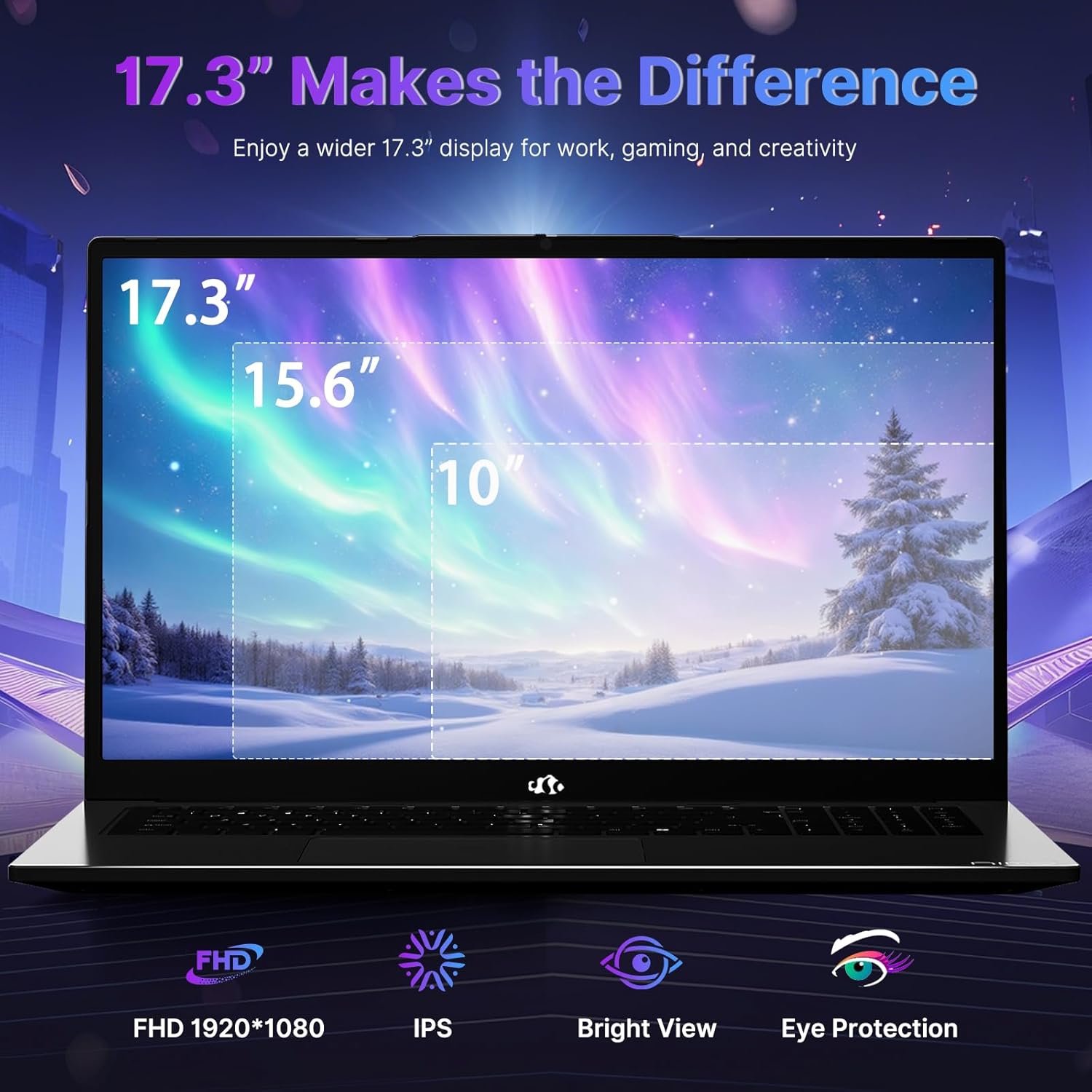 LAPTOP GAMER NIMO 17.3' RYZEN 9 8945HS 32GB DDR5 1TB SSD RADEON 780M - 3
