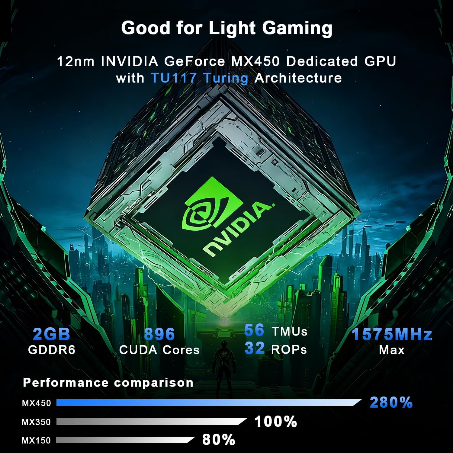 LAPTOP GAMING XNQ 2026 15.6' 16GB DDR4 1TB SSD MX450 N-SERIES 4C/4T WIN 11 PRO RETROILUMINADA - 3