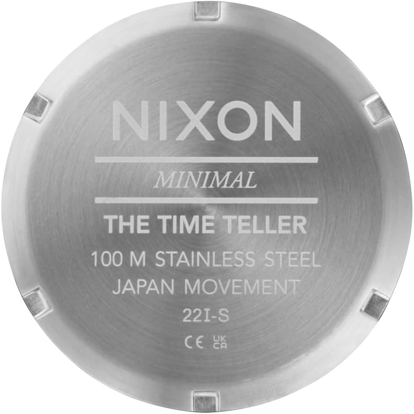 RELOJ DE PULSERA NIXON TIME TELLER A045 37MM ACERO INOXIDABLE - 5