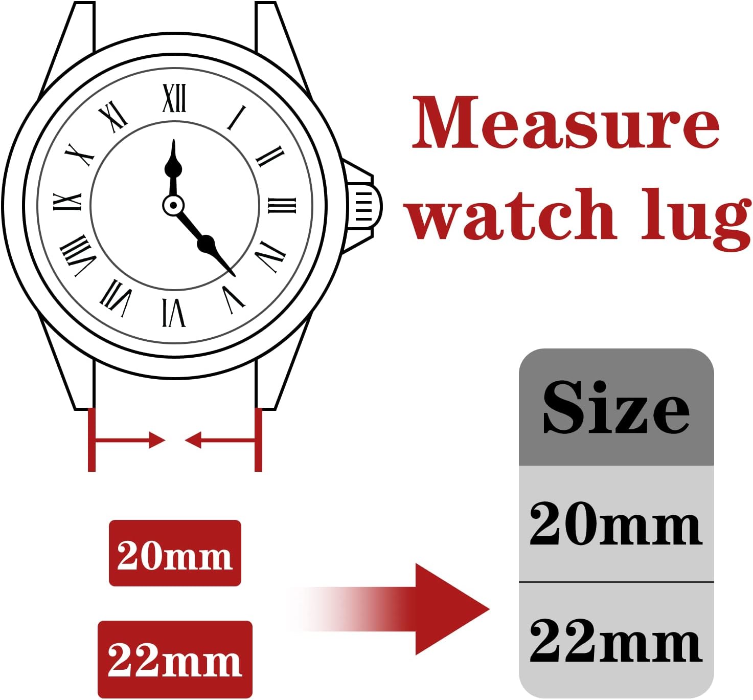 PULSERA PARA RELOJ YILED 20MM Y 22MM MALLA DE ACERO INOXIDABLE - 5