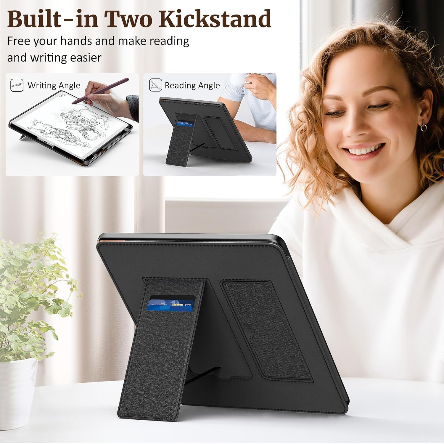 FUNDA MOKO STAND PARA KINDLE SCRIBE 11' 3RA GENERACIÓN 2025 DOBLE COLOR - 2