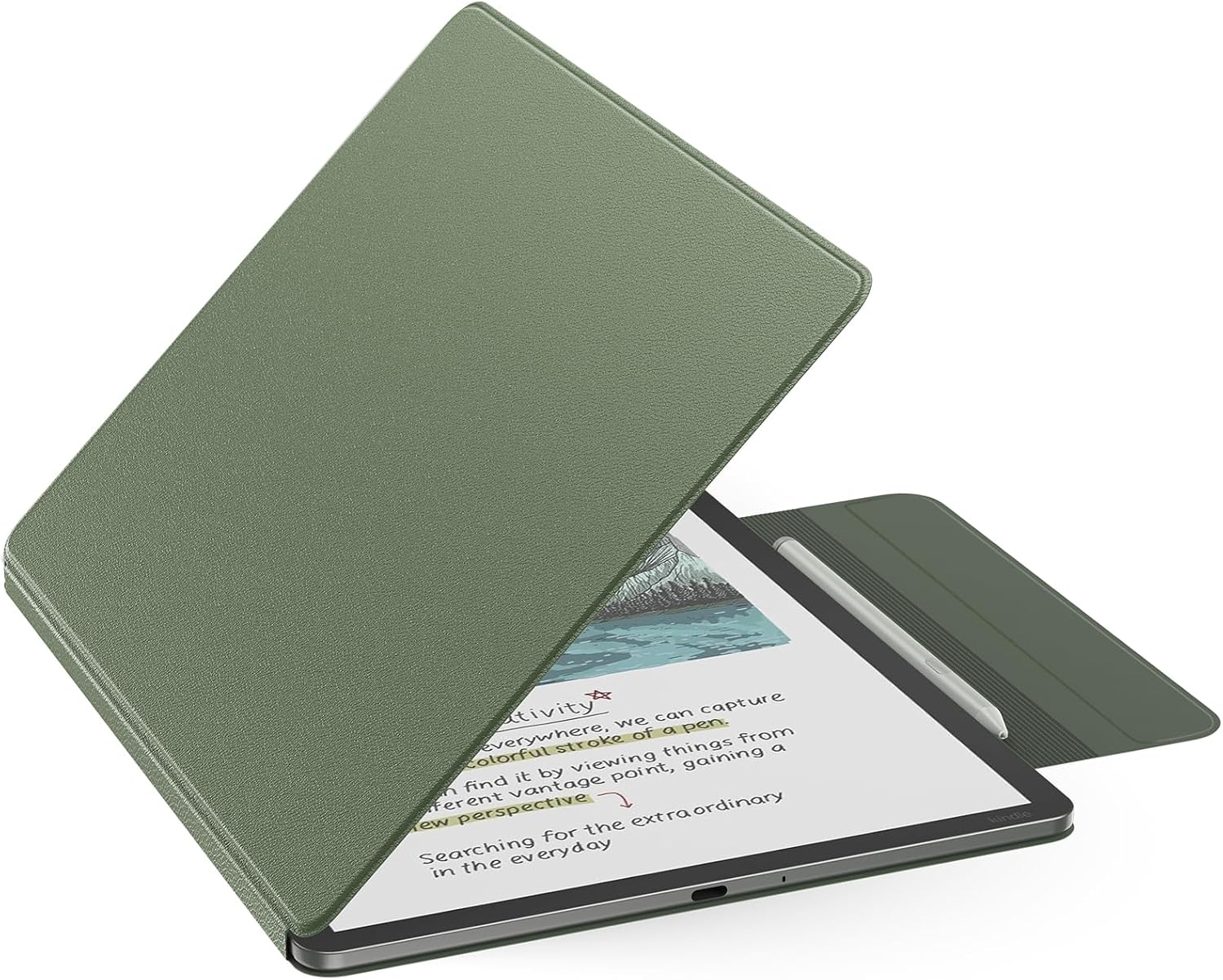 FUNDA MAGNÉTICA MOKO PARA KINDLE SCRIBE 11' 3RA GENERACIÓN Y COLORSOFT 1RA GENERACIÓN CELADÓN - 1