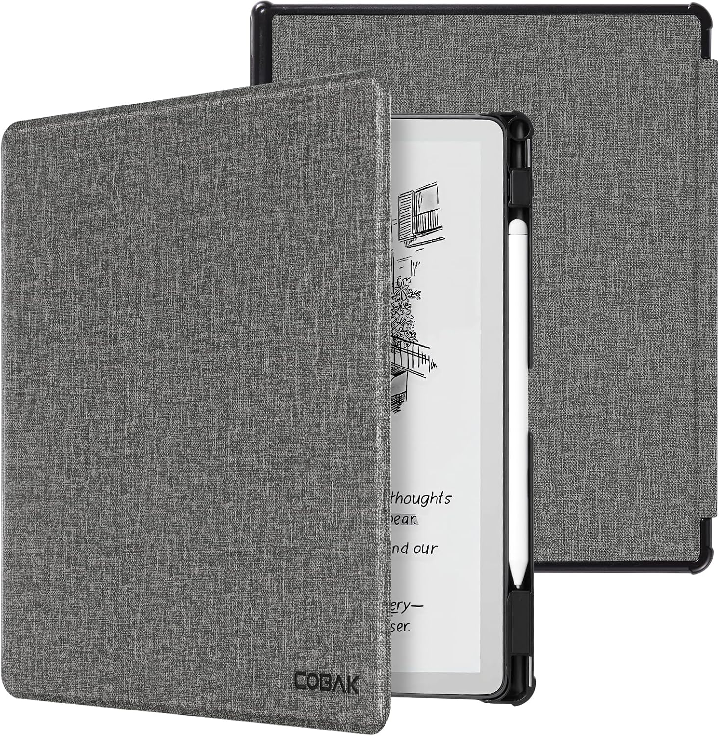 FUNDA COBAK SLIM PARA DISPOSITIVO TCL 11 PULGADAS CON AUTO ENCENDIDO Y SOPORTE PARA LÁPIZ - 1