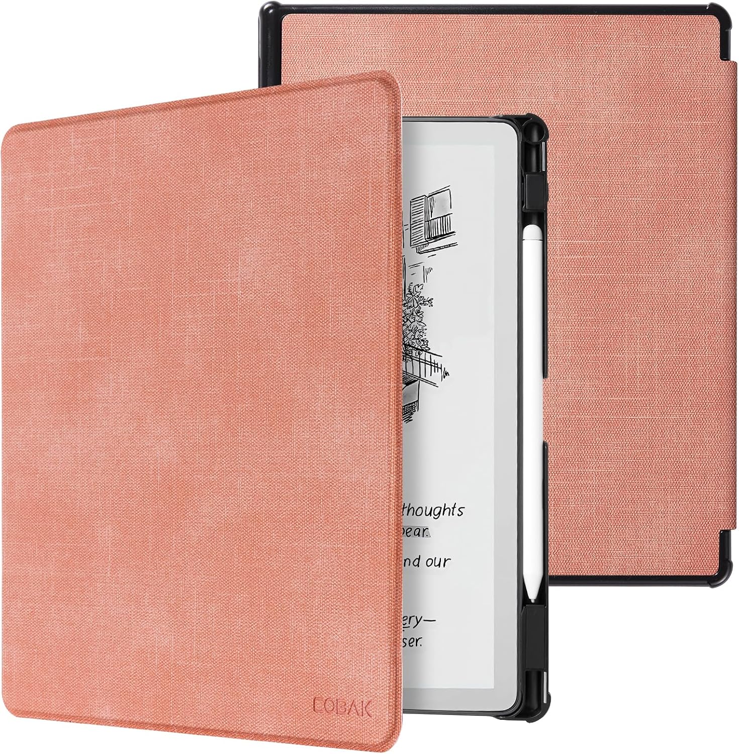 FUNDA PARA TABLET COBAK SLIM PARA DISPOSITIVO TCL 11 PULGADAS CON AUTO ENCENDIDO Y APAGADO, SOPORTE PARA LÁPIZ - 1