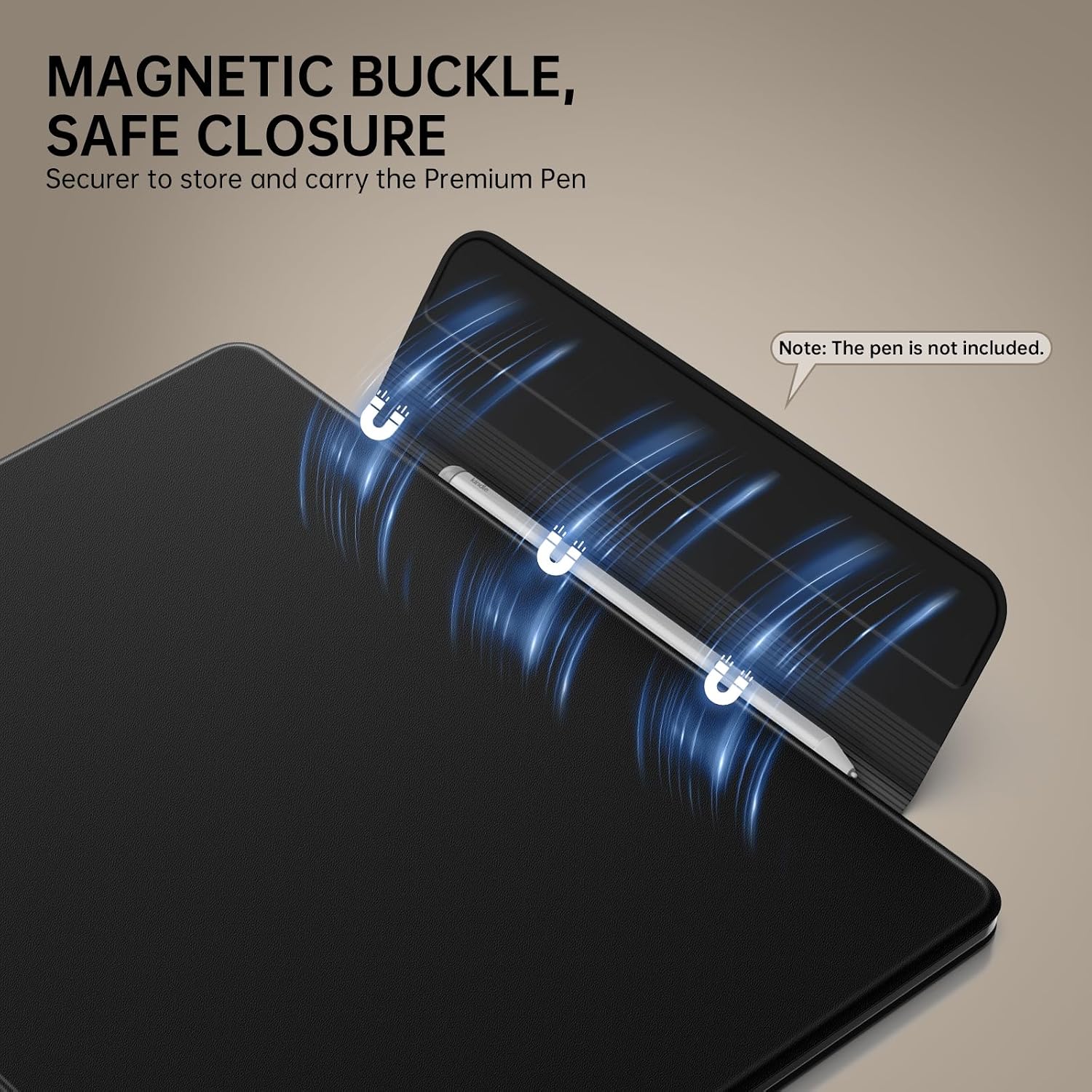 FUNDA MAGNÉTICA MOKO PARA KINDLE SCRIBE 11' 3RA GENERACIÓN Y COLORSOFT 1RA GENERACIÓN 2025 NEGRA - 4