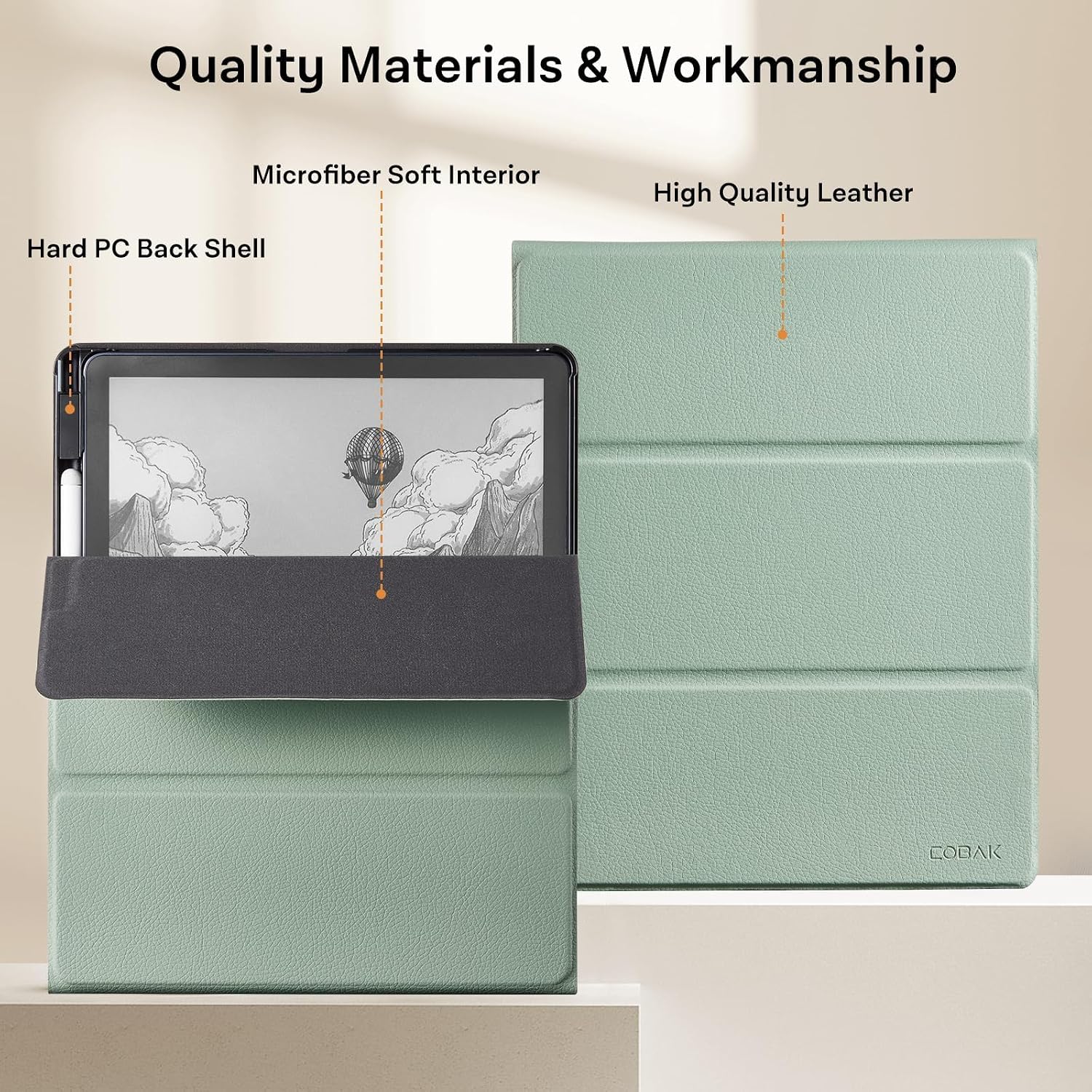 FUNDA COBAK STAND PARA KINDLE SCRIBE 11' 3RA GEN 2025 Y COLORSOFT - 5