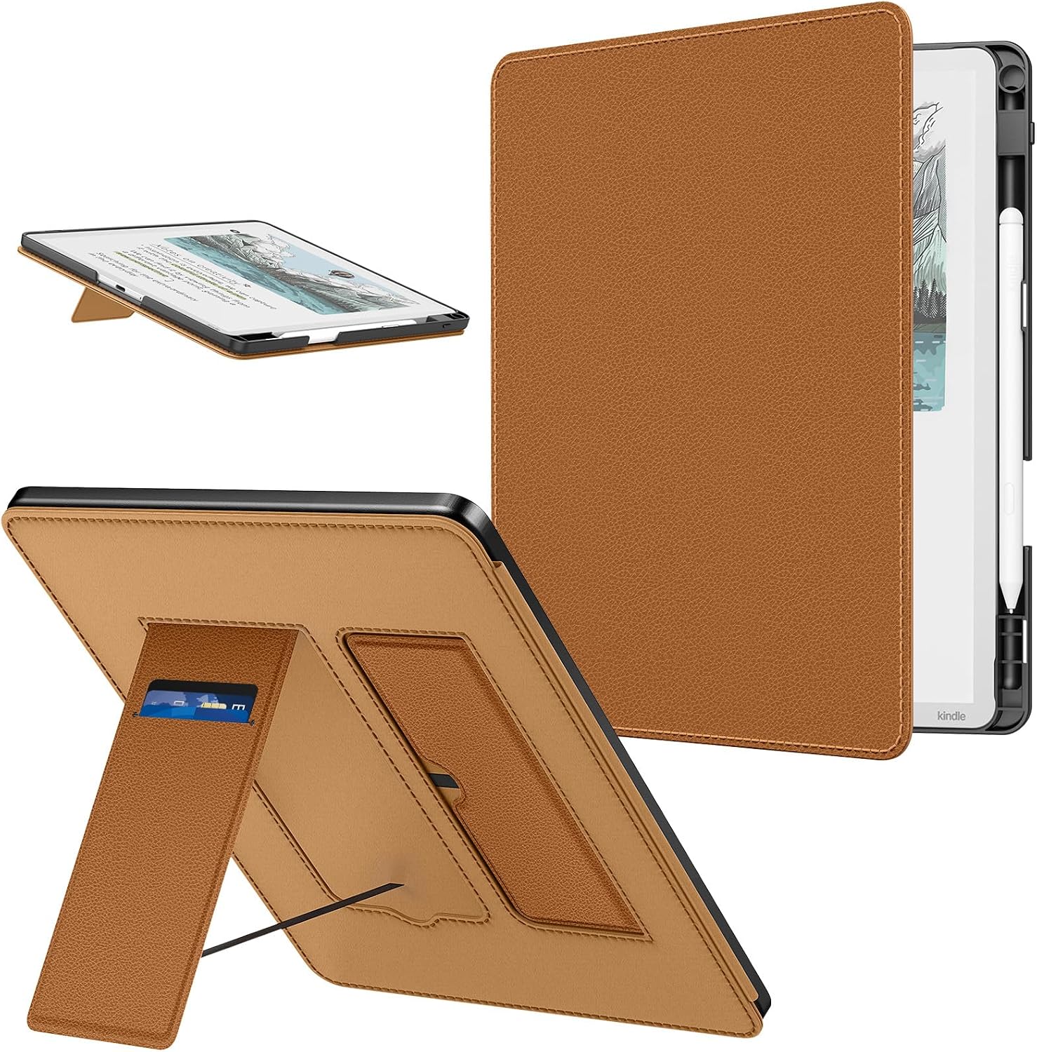 FUNDA MOKO PARA KINDLE SCRIBE 11' 2025 Y KINDLE SCRIBE COLORSOFT MARRÓN - 1