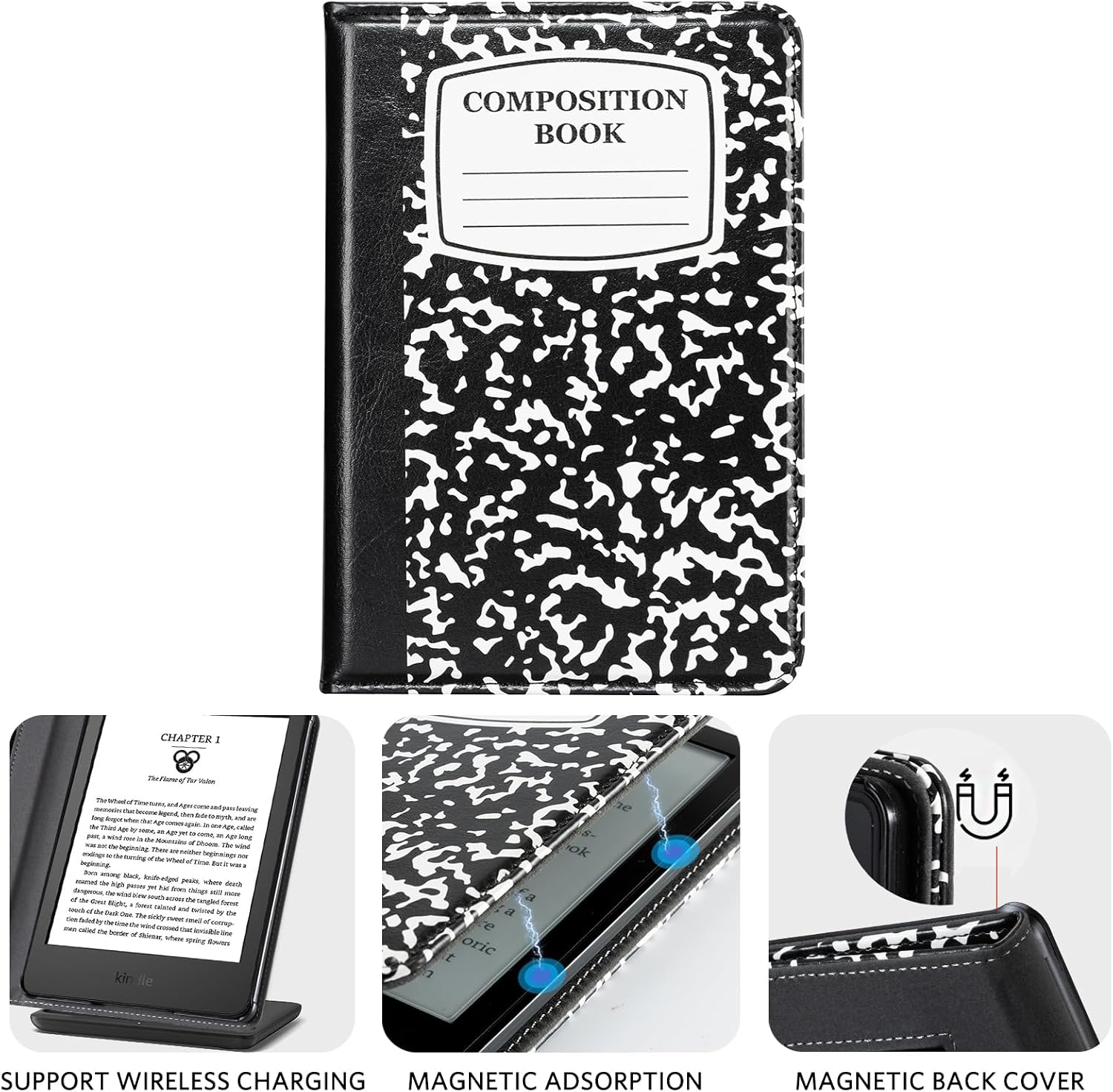 FUNDA CON SOPORTE PARA KINDLE 6' COBAK 2024 Y 2022 11TH GEN - 5