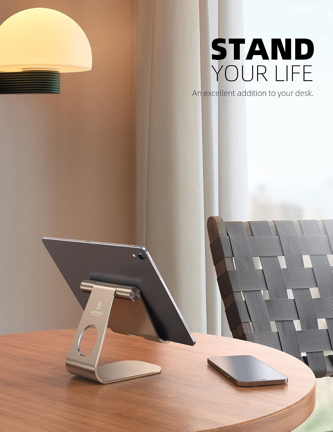 SOPORTE PARA TABLET LAMICALL AJUSTABLE ALUMINIO MULTIÁNGULO - 2