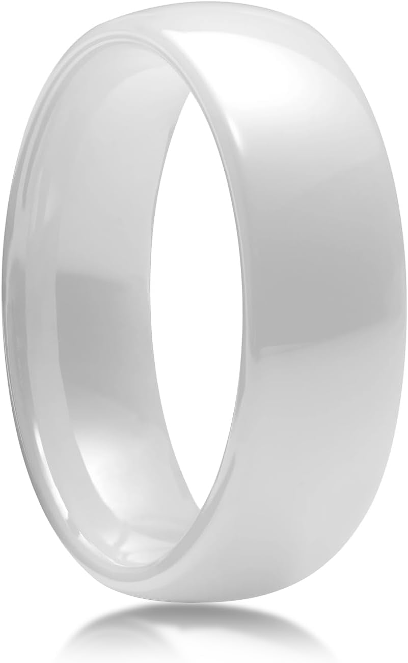 ANILLO INTELIGENTE NEXUVELL TESLA PARA MODEL 3/Y/S CERÁMICA BLANCA TALLA 6 US - 1
