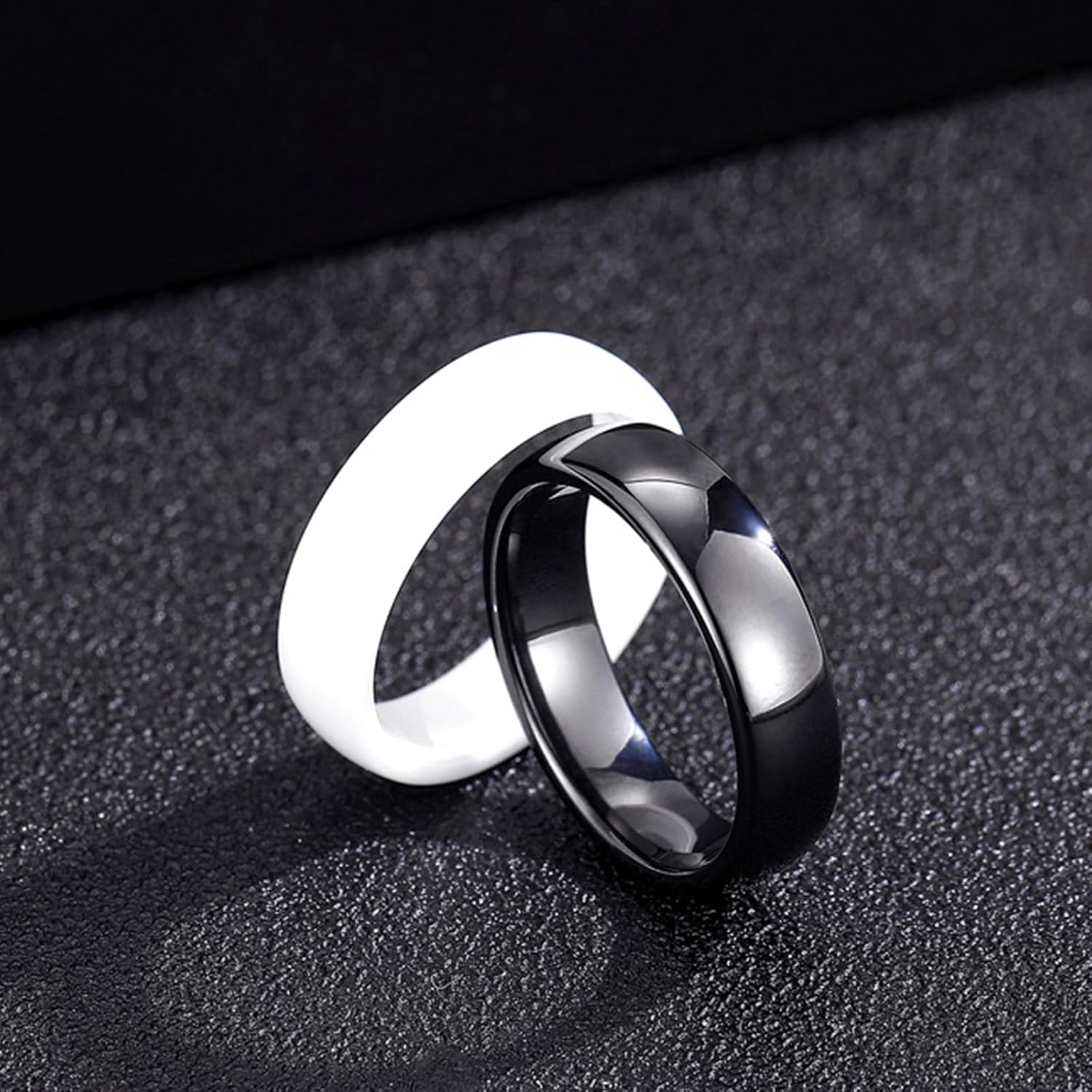 ANILLO INTELIGENTE NEXUVELL TESLA PARA MODEL 3/Y/S CERÁMICA BLANCA TALLA 6 US - 4
