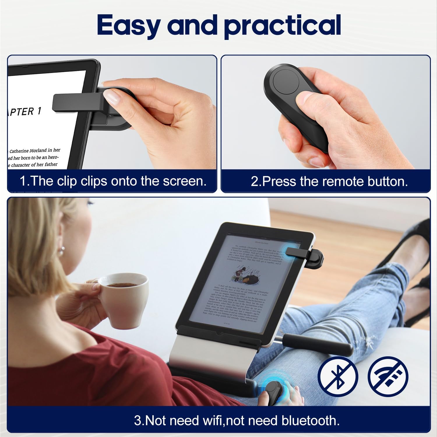 CONTROL REMOTO DATAFY PAGE TURNER PARA KINDLE Y TABLETS - 3