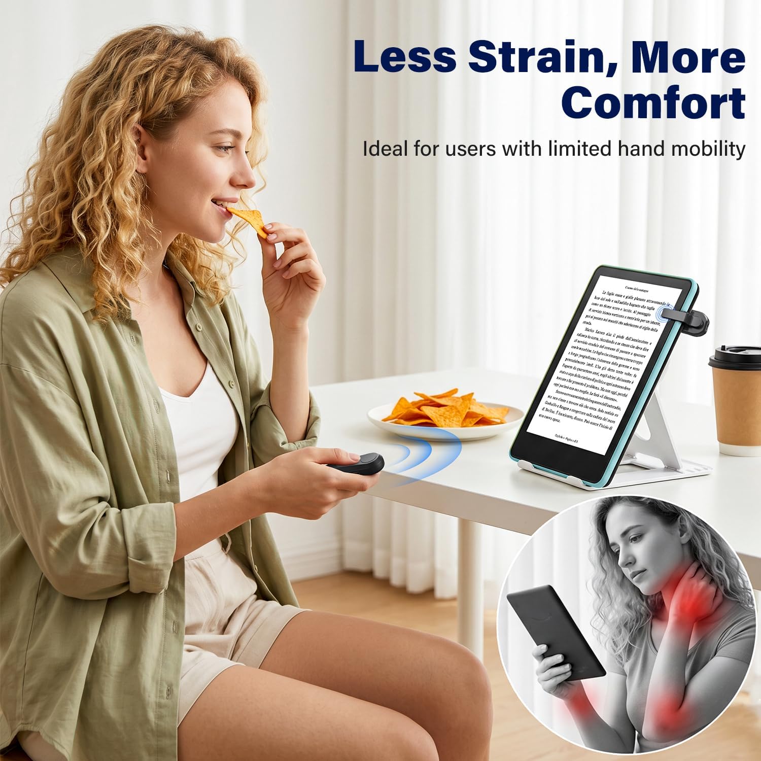 CONTROL REMOTO DATAFY PAGE TURNER PARA KINDLE Y TABLETS - 4
