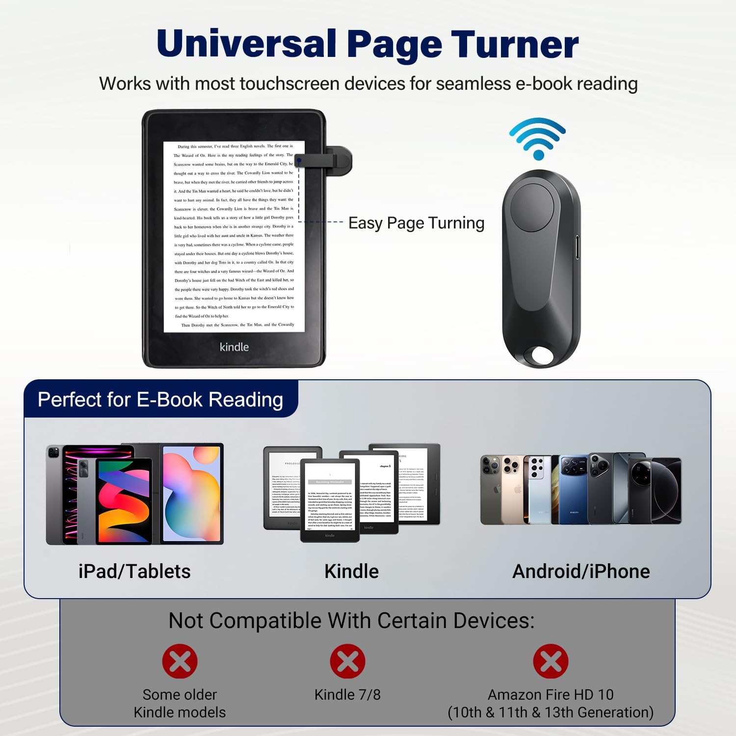 CONTROL REMOTO DATAFY PAGE TURNER PARA KINDLE Y TABLETS - 5