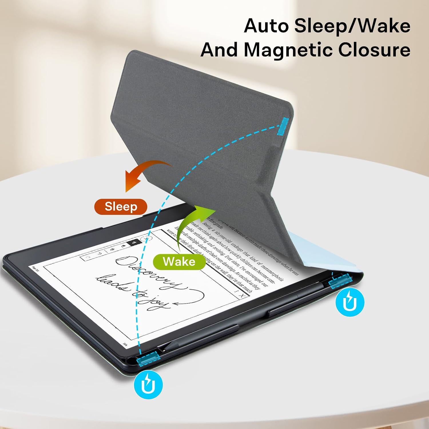 FUNDA CON SOPORTE COBAK PARA TCL EBOOK READER 10.2 PULGADAS - 5