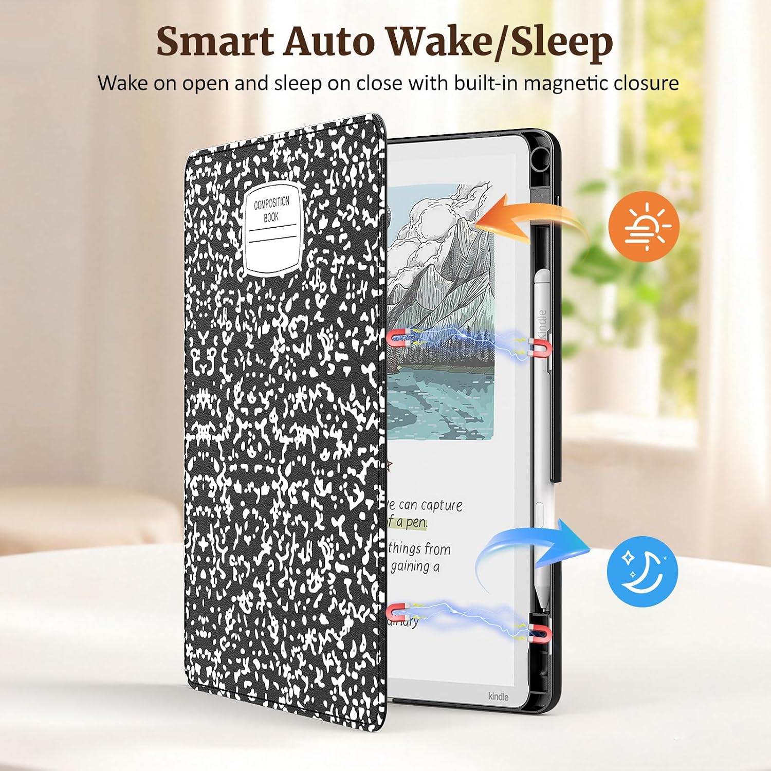 FUNDA MOKO STAND CASE PARA KINDLE SCRIBE 11' 2025 Y KINDLE SCRIBE COLORSOFT - 4