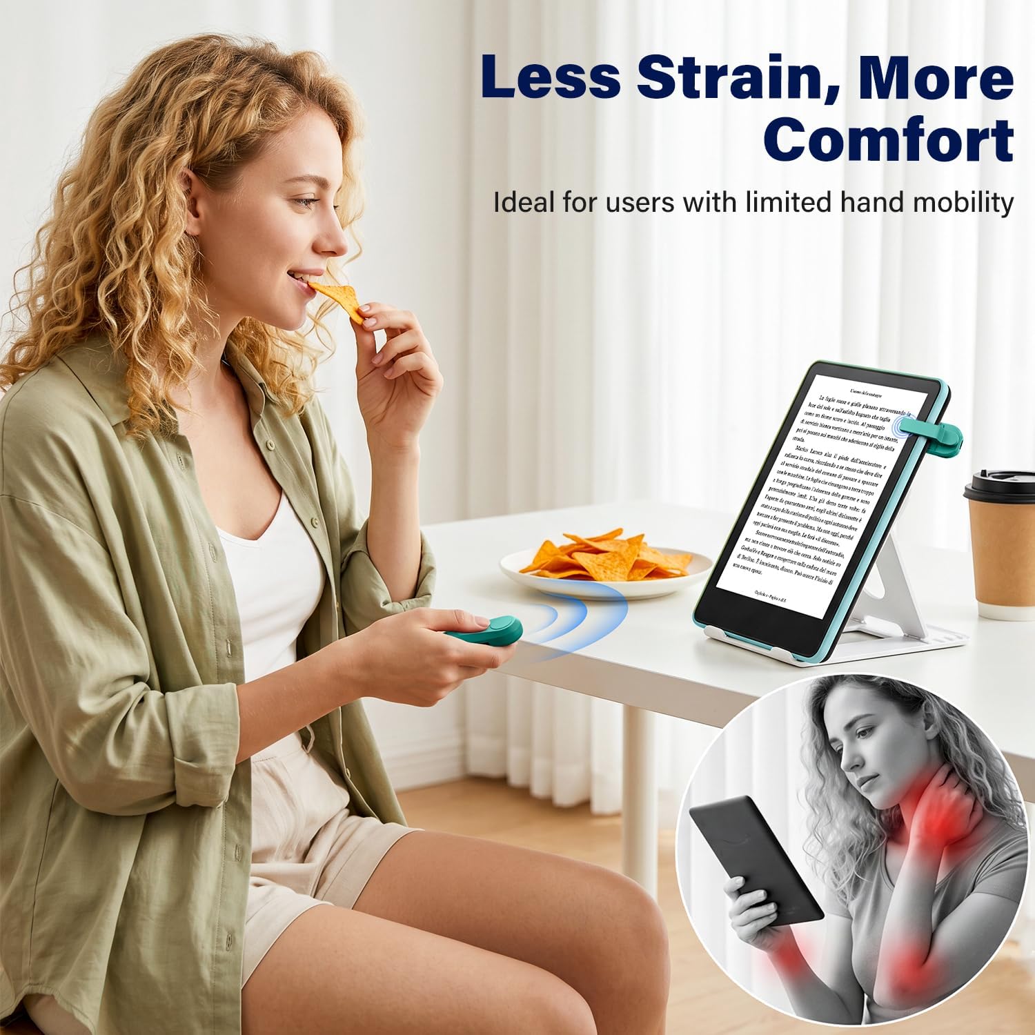 CONTROL REMOTO DATAFY PAGE TURNER PARA KINDLE Y TABLETS - 4