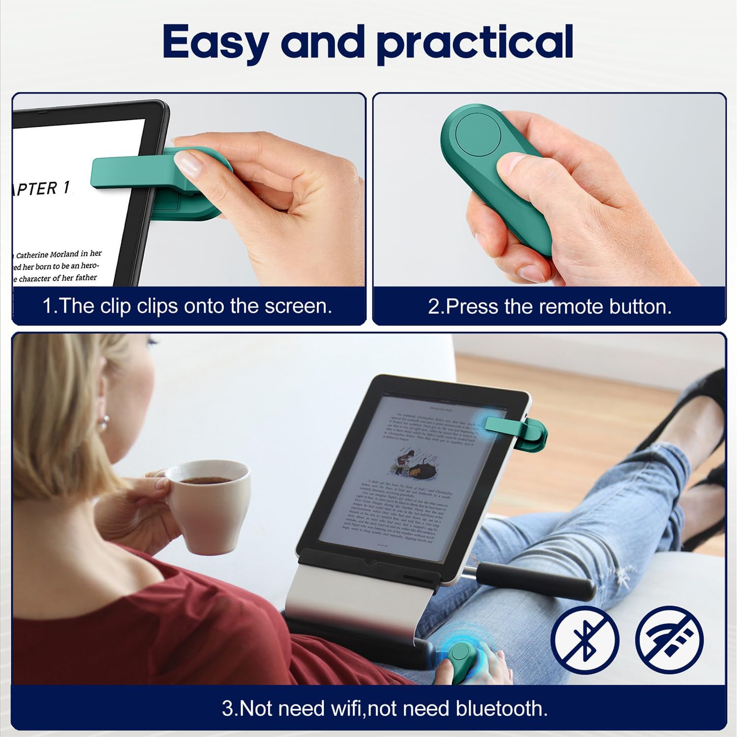 CONTROL REMOTO DATAFY PAGE TURNER PARA KINDLE Y TABLETS - 5