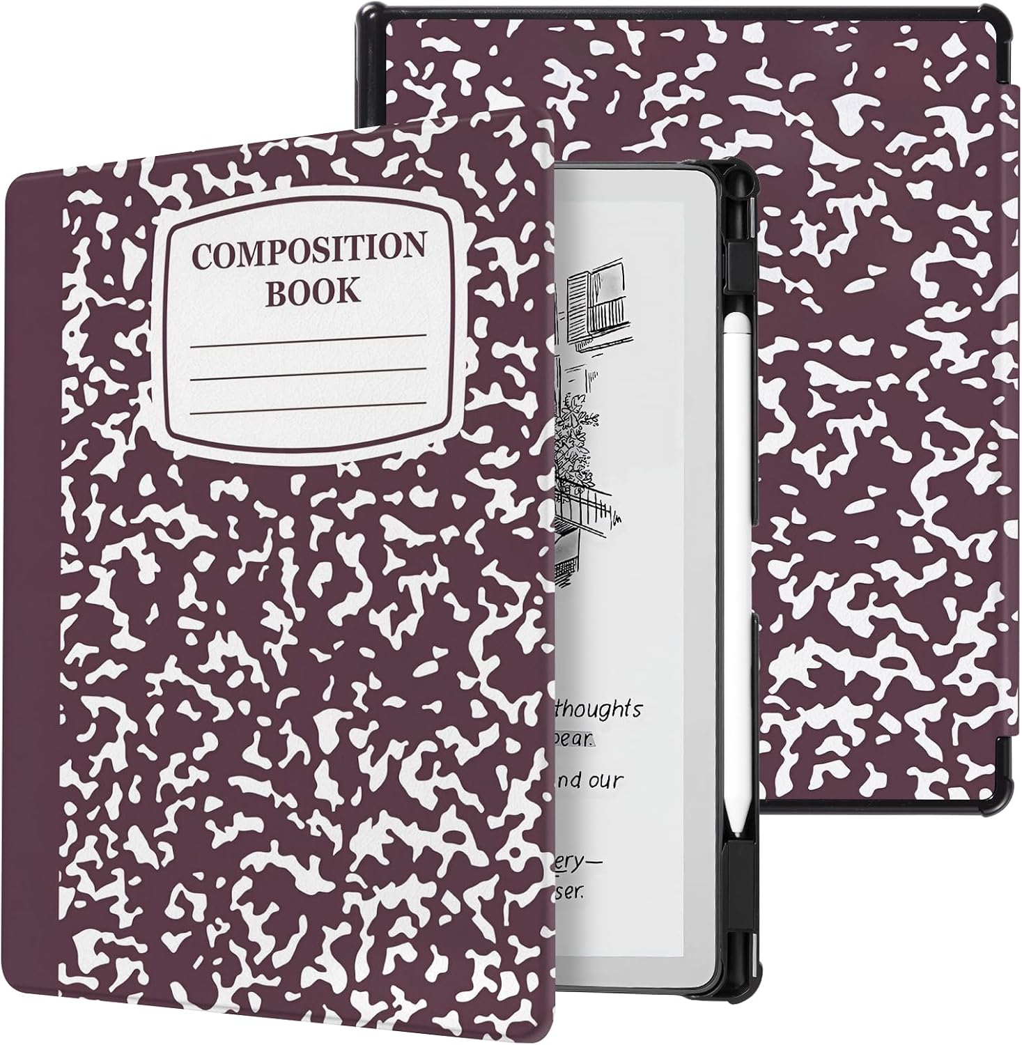 FUNDA PARA TABLET COBAK SLIM PARA DISPOSITIVO TCL 11 PULGADAS CON AUTO ENCENDIDO Y SOPORTE PARA LÁPIZ - 1