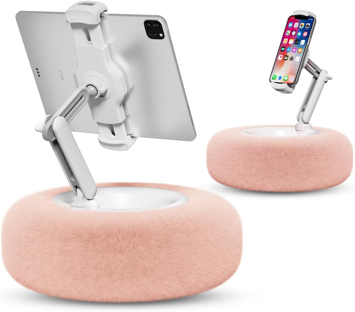 SOPORTE PARA TABLET VIOZON MODELO PILLOW COMPATIBLE 4.7-13 PULGADAS COLOR ROSA - 1