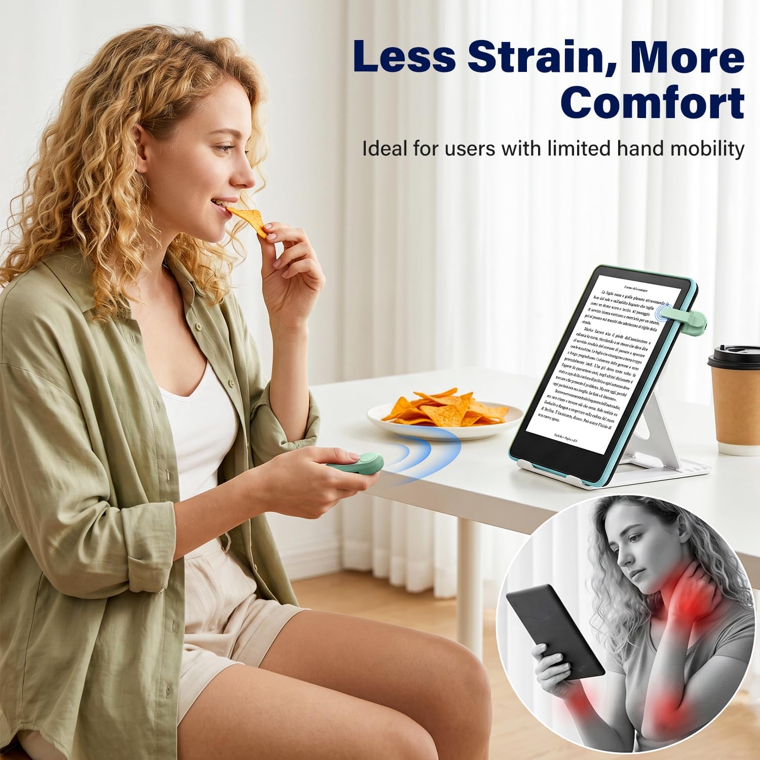 CONTROL REMOTO DATAFY PAGE TURNER PARA KINDLE Y TABLETS - 4