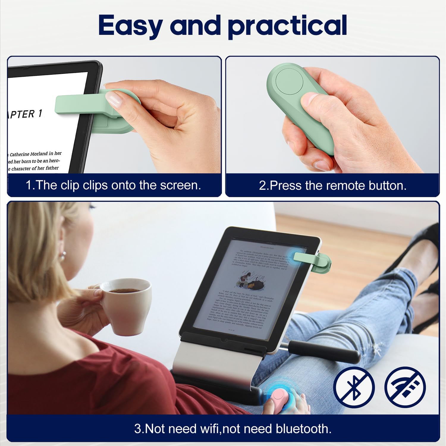 CONTROL REMOTO DATAFY PAGE TURNER PARA KINDLE Y TABLETS - 5