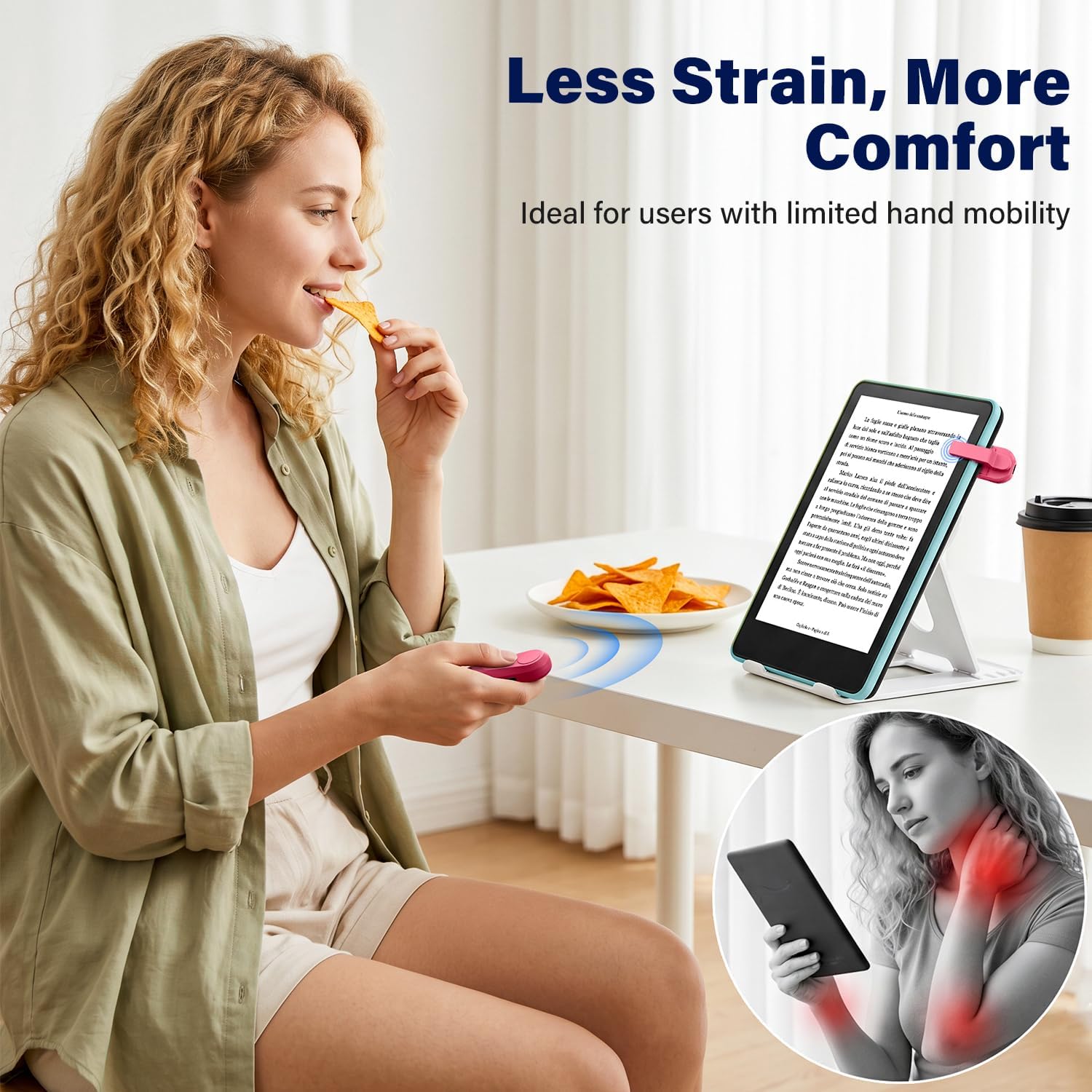 CONTROL REMOTO DATAFY PAGE TURNER PARA KINDLE Y TABLETS - 4