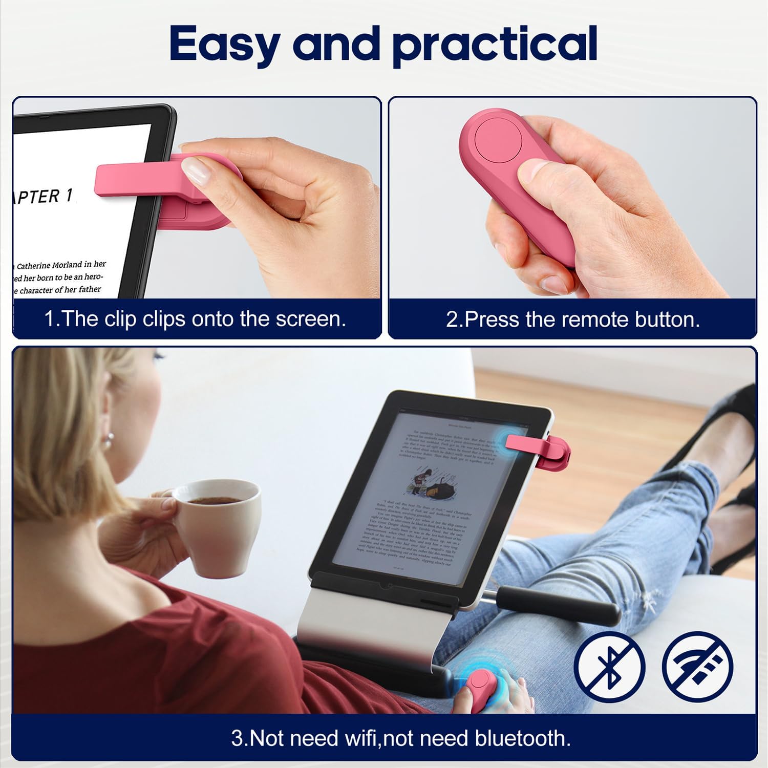 CONTROL REMOTO DATAFY PAGE TURNER PARA KINDLE Y TABLETS - 5