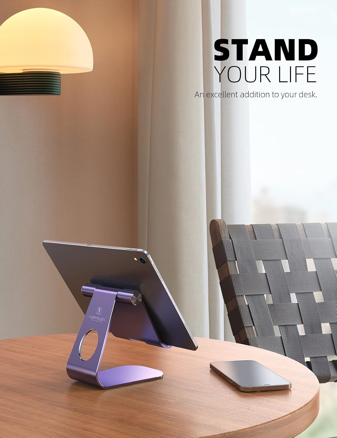 SOPORTE PARA TABLET LAMICALL AJUSTABLE ALUMINIO MULTIÁNGULO - 2