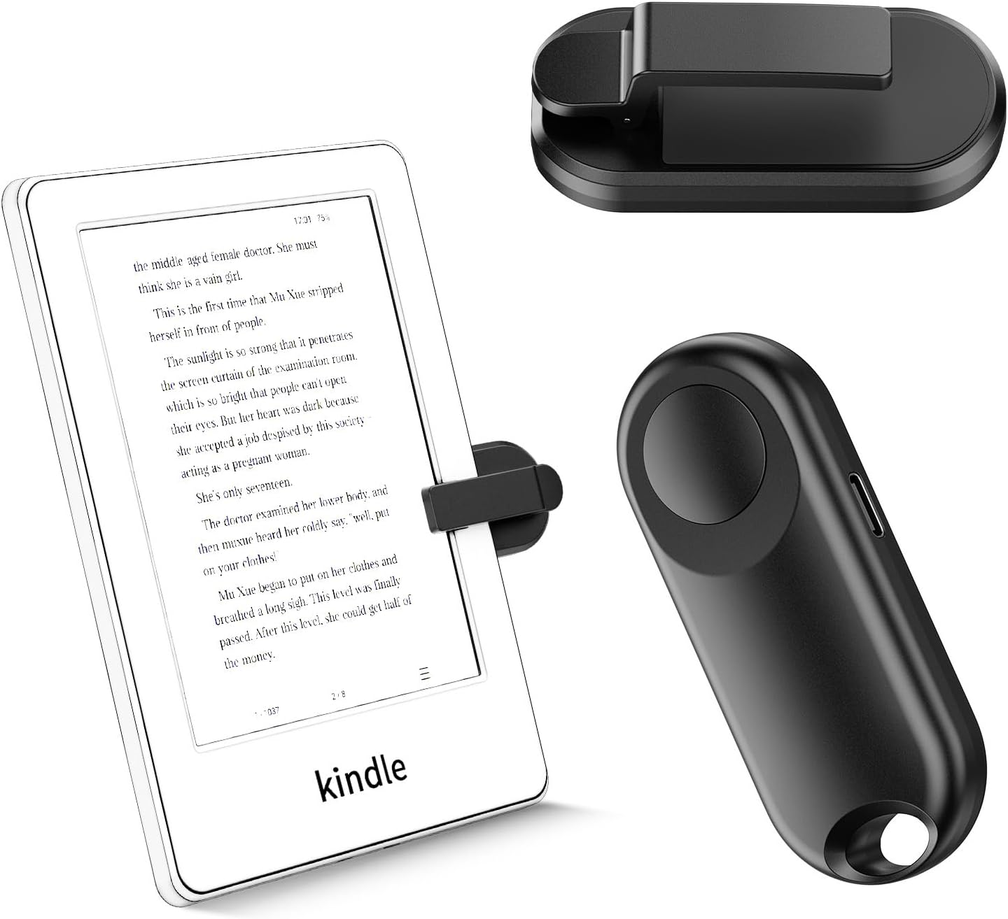 CONTROL REMOTO RF SYCELU PARA KINDLE PAPERWHITE Y TABLETS NEGRO - 1
