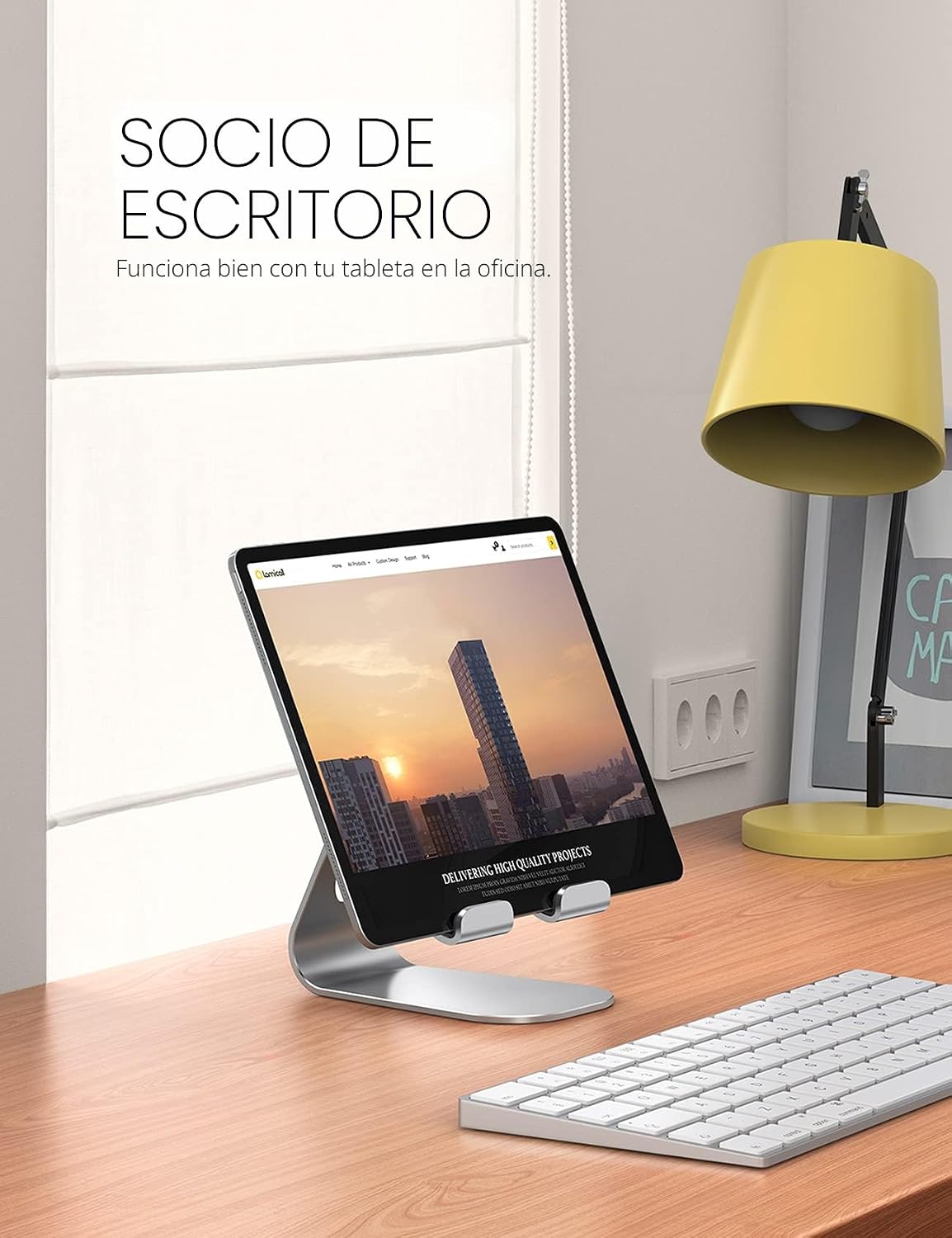 SOPORTE PARA TABLET LAMICALL AJUSTABLE ALUMINIO MULTIÁNGULO - 3