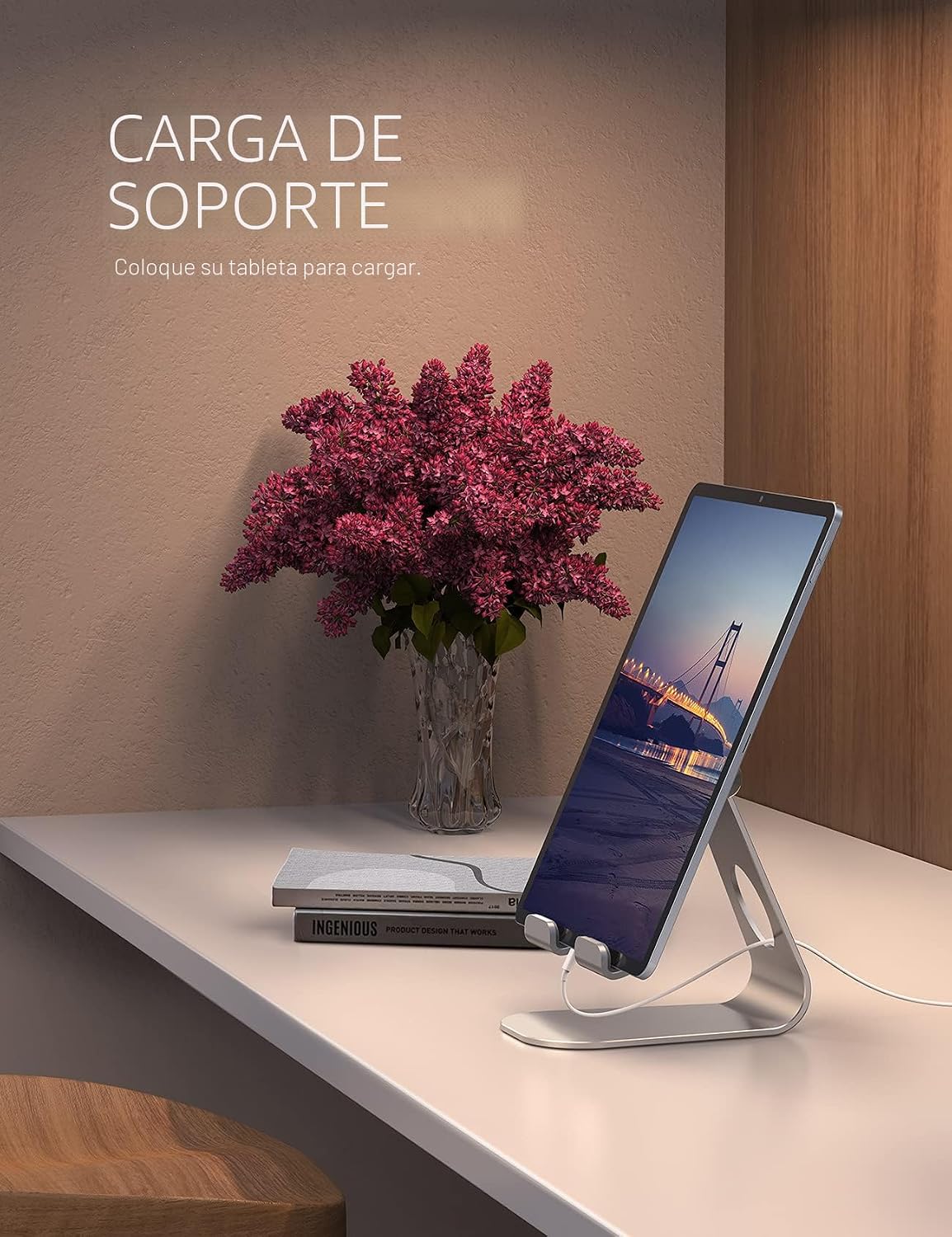 SOPORTE PARA TABLET LAMICALL AJUSTABLE ALUMINIO MULTIÁNGULO - 4