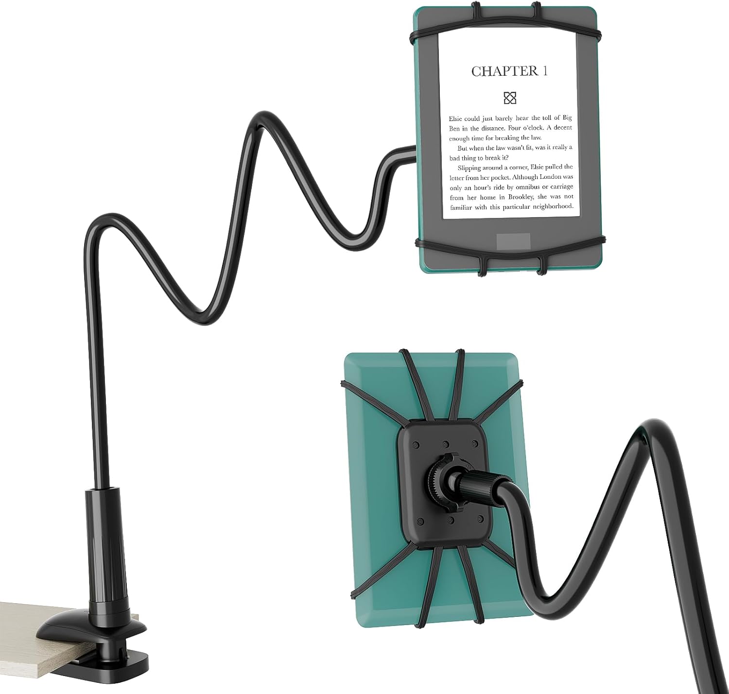 SOPORTE GOOSENECK PARA KINDLE Y CELULAR NUSICAN 4 A 8 PULGADAS - 1