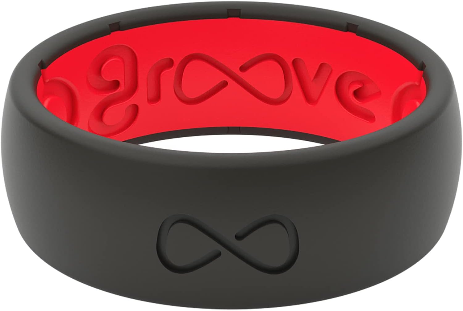 ANILLO DE SILICONA PARA HOMBRE GROOVE LIFE FLEXIBLE Y TRANSPIRABLE - 1