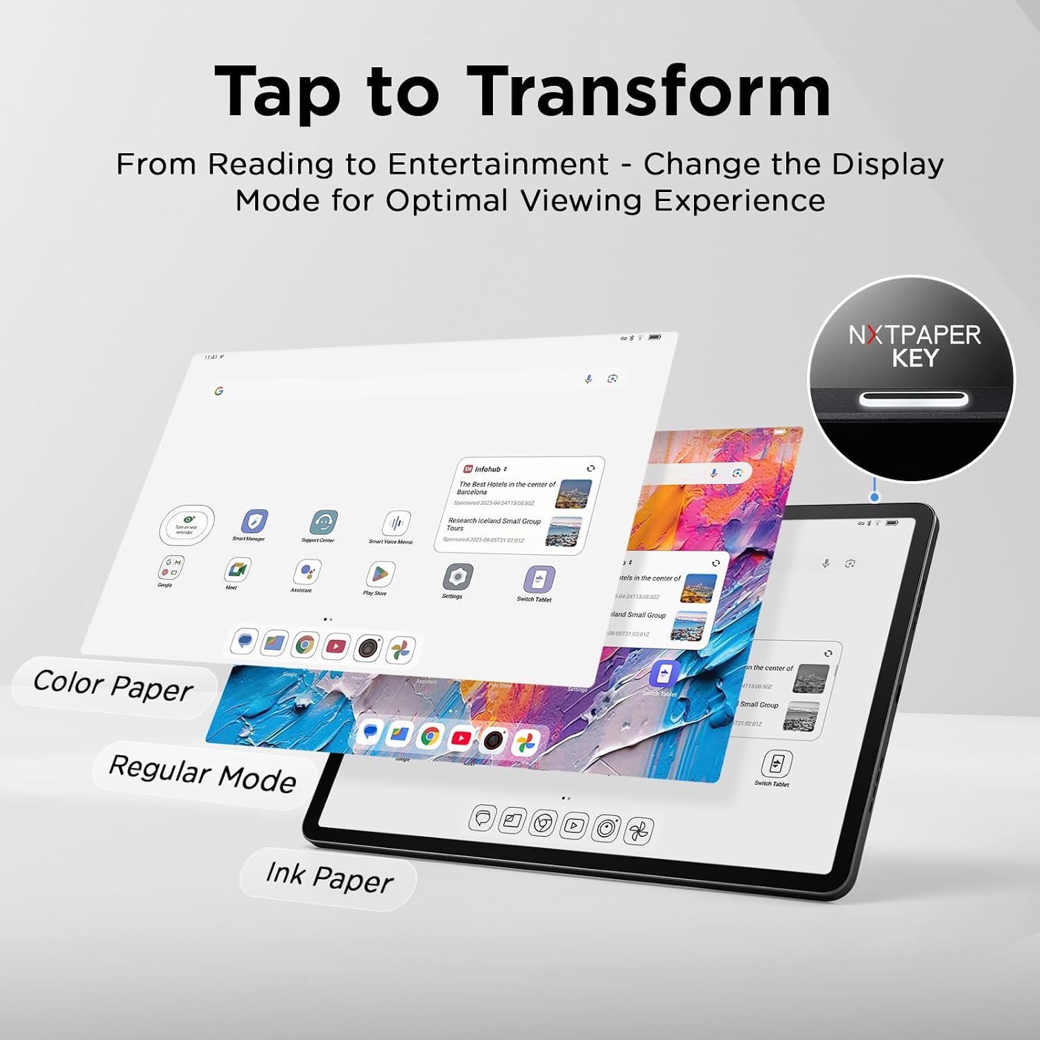 TABLET TCL NXTPAPER 11 PLUS 11.5' 2.2K 120HZ 8+256GB - 5