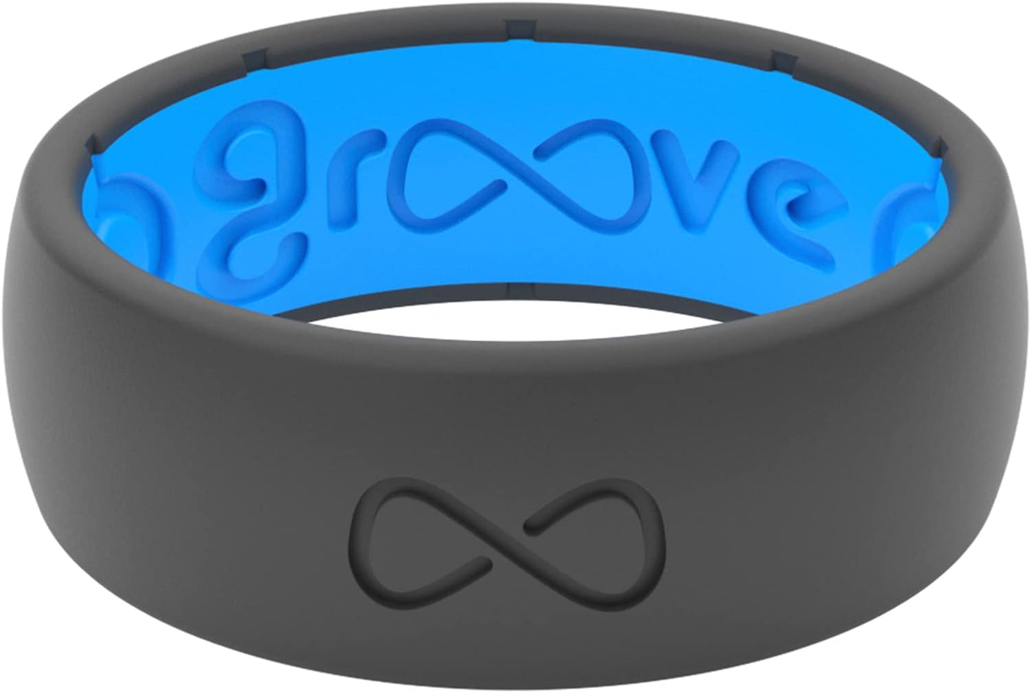 ANILLO DE SILICONA PARA HOMBRE GROOVE LIFE FLEXIBLE Y TRANSPIRABLE - 1