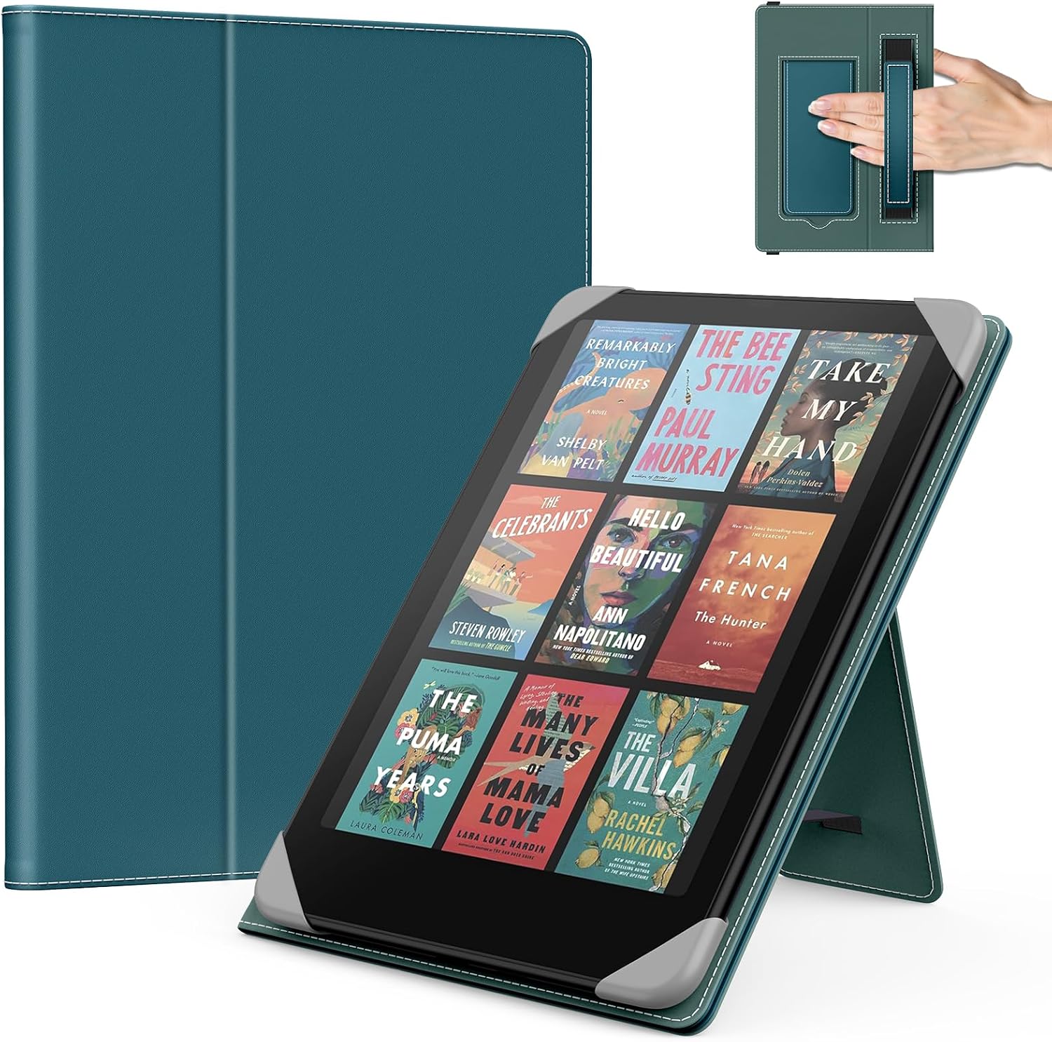 FUNDA UNIVERSAL PARA EREADERS Y TABLETS MOKO 6.8-7 PULGADAS TURQUESA - 1