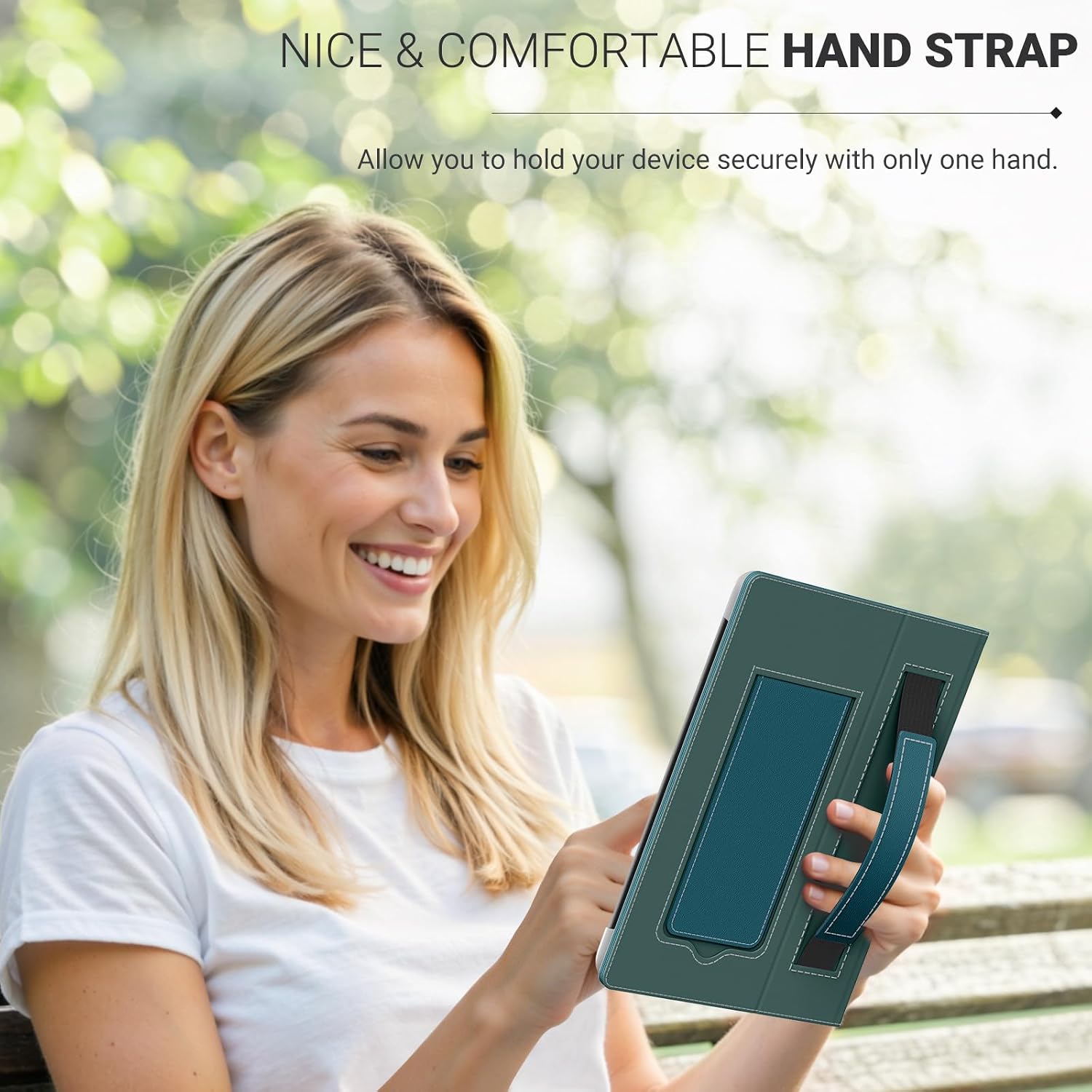 FUNDA UNIVERSAL PARA EREADERS Y TABLETS MOKO 6.8-7 PULGADAS TURQUESA - 4