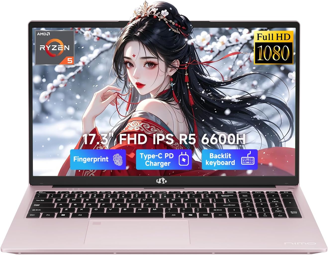 LAPTOP NIMO 17.3' RYZEN 5 6600H 32GB 1TB SSD - 1