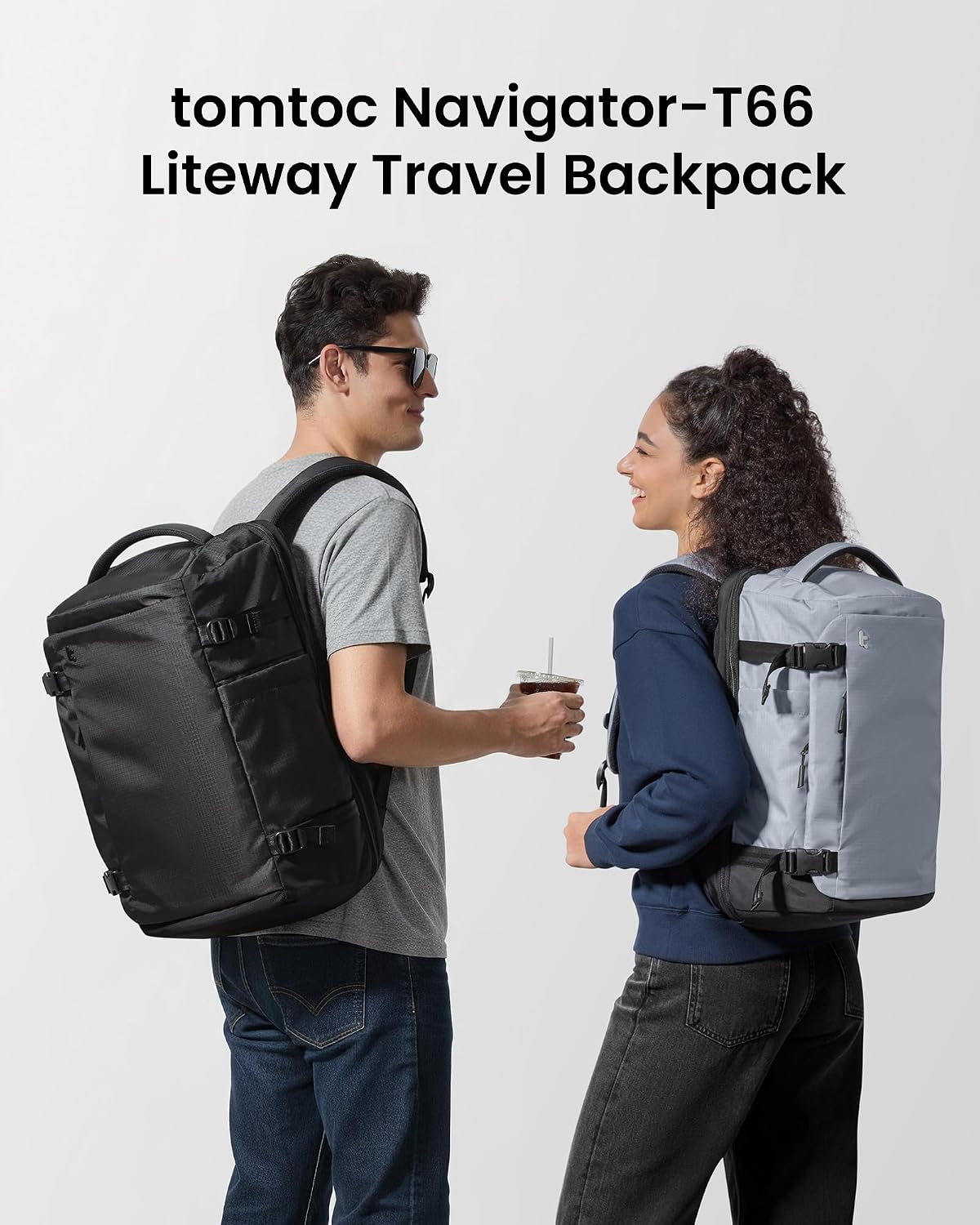 MOCHILA DE VIAJE TOMTOC TRAVEL BACKPACK 40L TSA FRIENDLY - 2