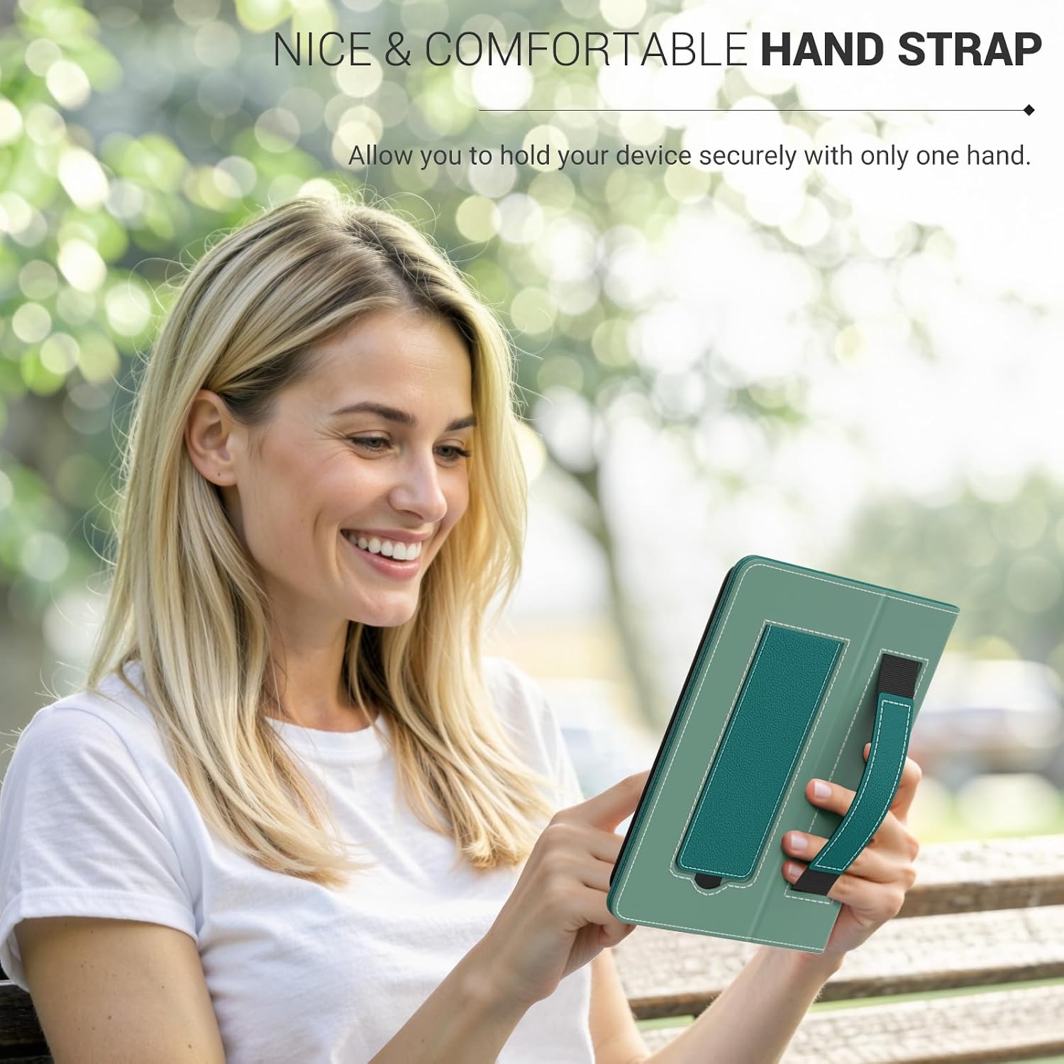 FUNDA UNIVERSAL PARA TABLETS Y EREADERS 6 PULGADAS MOKO VERDE JADE - 4