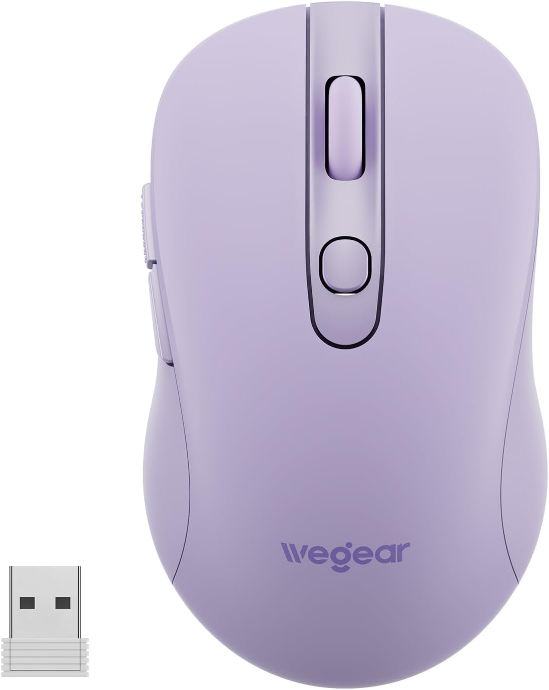 MOUSE INALÁMBRICO USB WEGEAR MW16 MORADO - 1