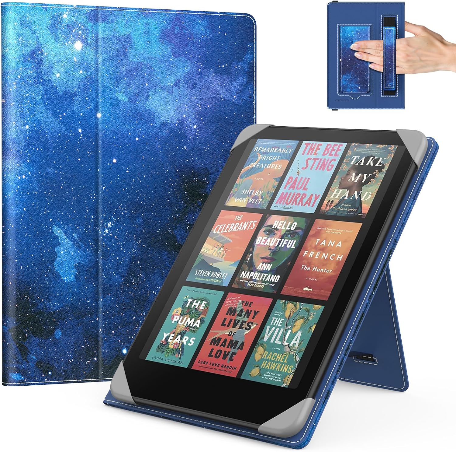 FUNDA UNIVERSAL MOKO PARA EREADERS Y TABLETS 6.8-7 PULGADAS PAPERWHITE STARRY - 1