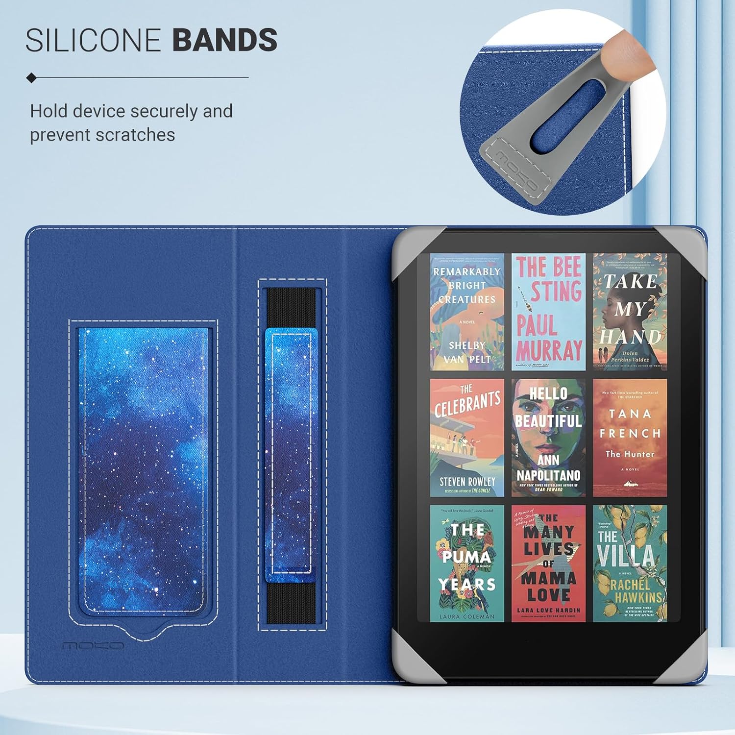 FUNDA UNIVERSAL MOKO PARA EREADERS Y TABLETS 6.8-7 PULGADAS PAPERWHITE STARRY - 3